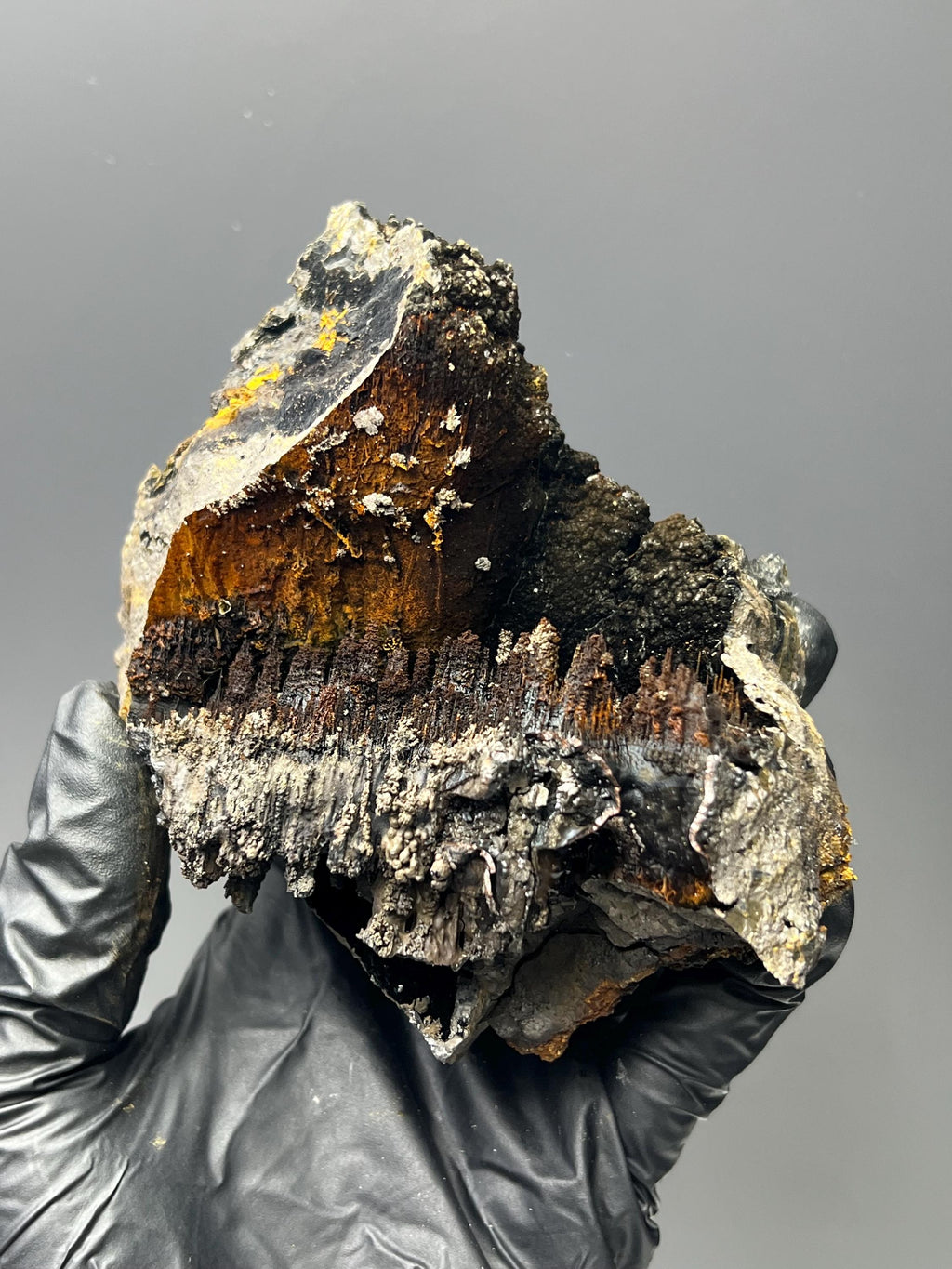 Museum Quality, Limonite And Specularite With Stalactite Goethite, For Special Collection - Crystal Gemstone AE 