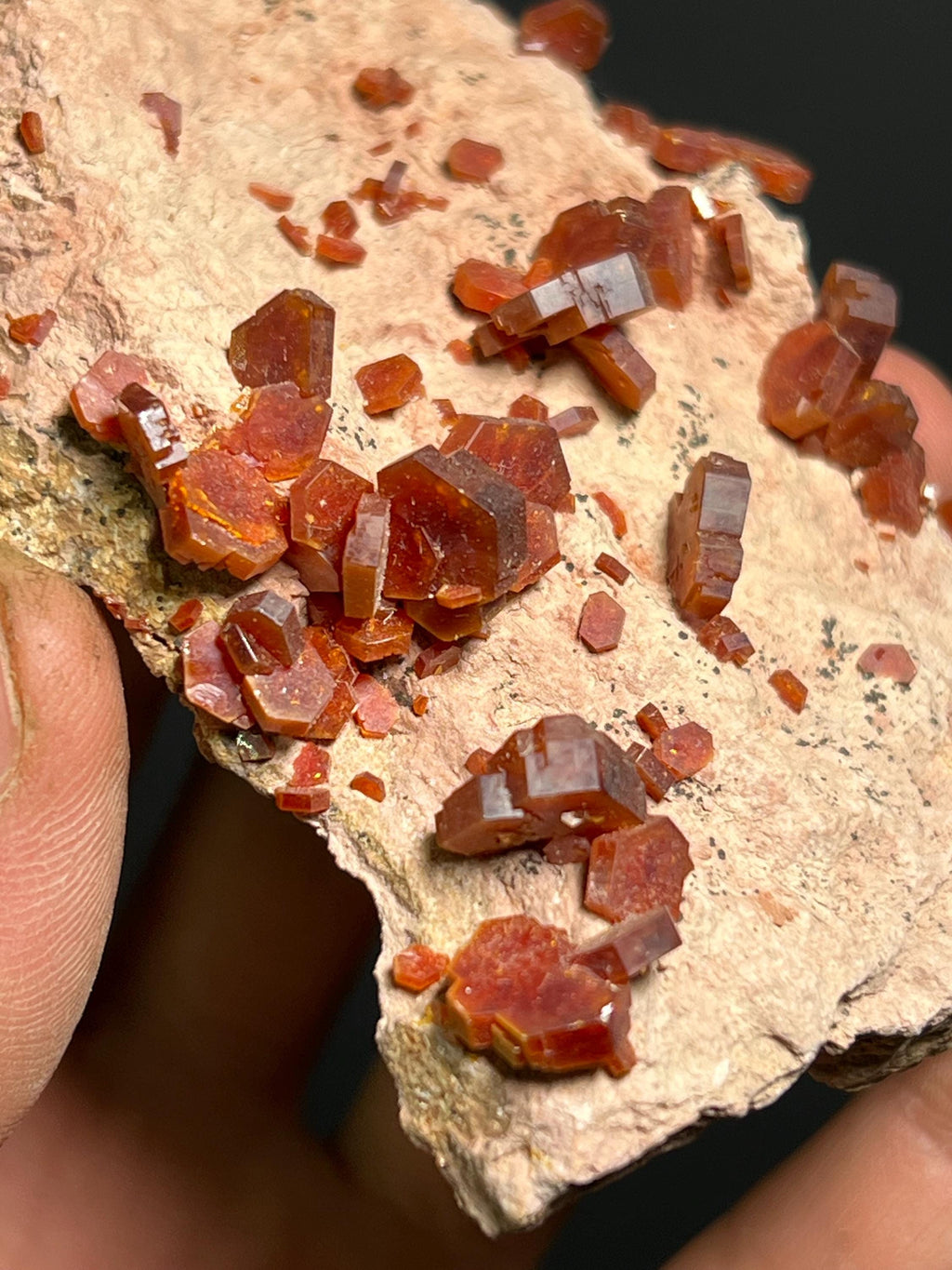 Vanadinite Specimen, 198gram - Crystal Gemstone AE 