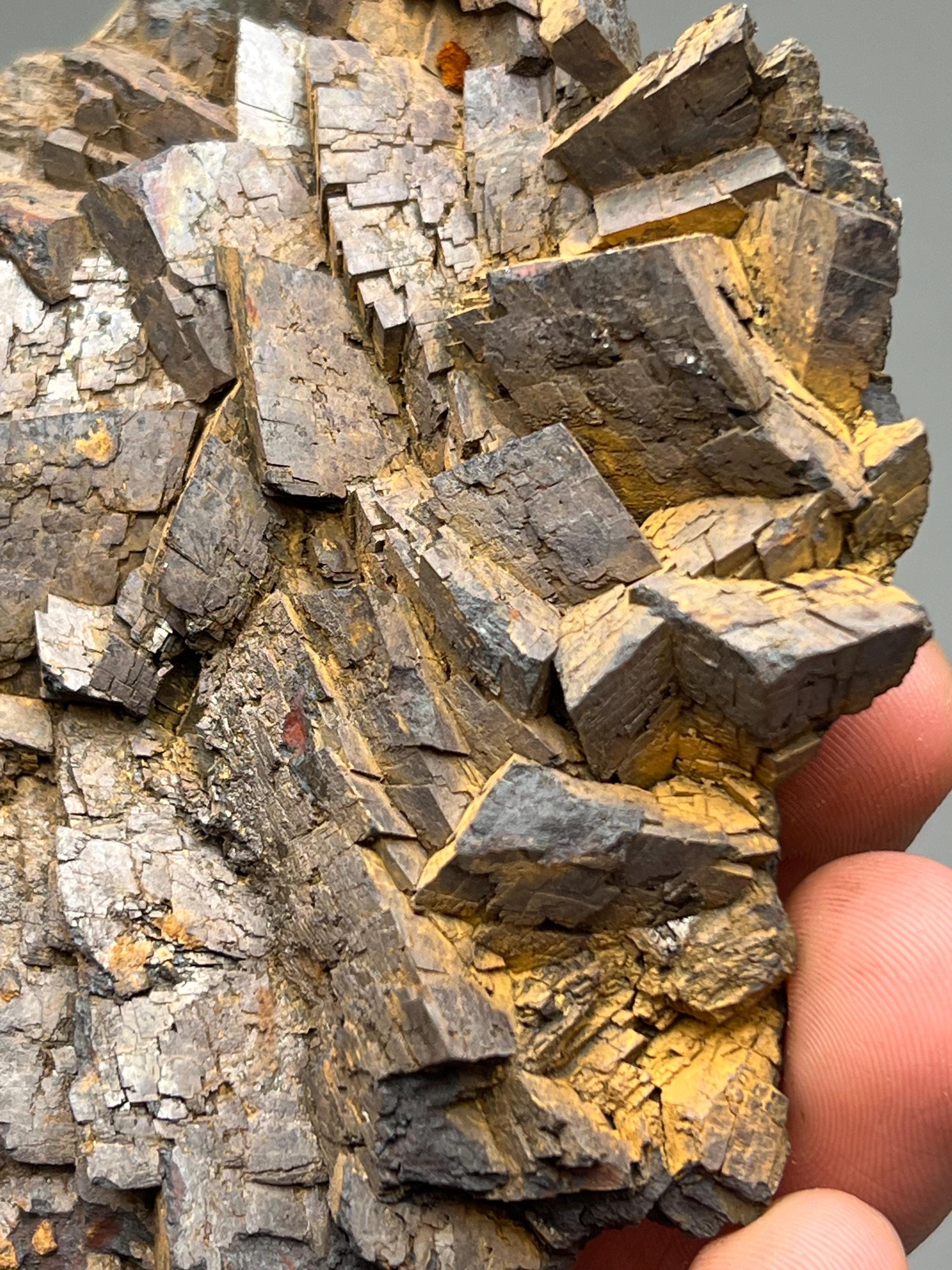 Very Special, Limonite On Iron Siderite, From Turkey - Crystal Gemstone AE 