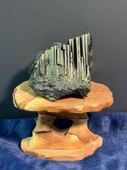 "Museum Grade" Golden Color Stalactite Goethite - Crystal Gemstone AE 