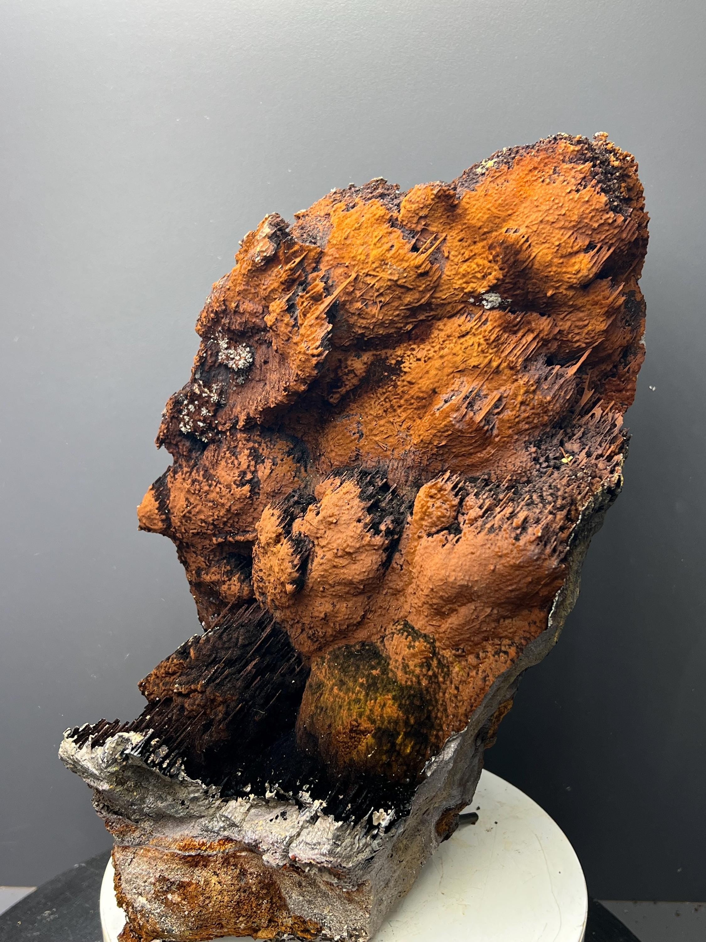 Stalactite Goethite with Limonite, Museum Quality Mineral Specimen - Crystal Gemstone AE 