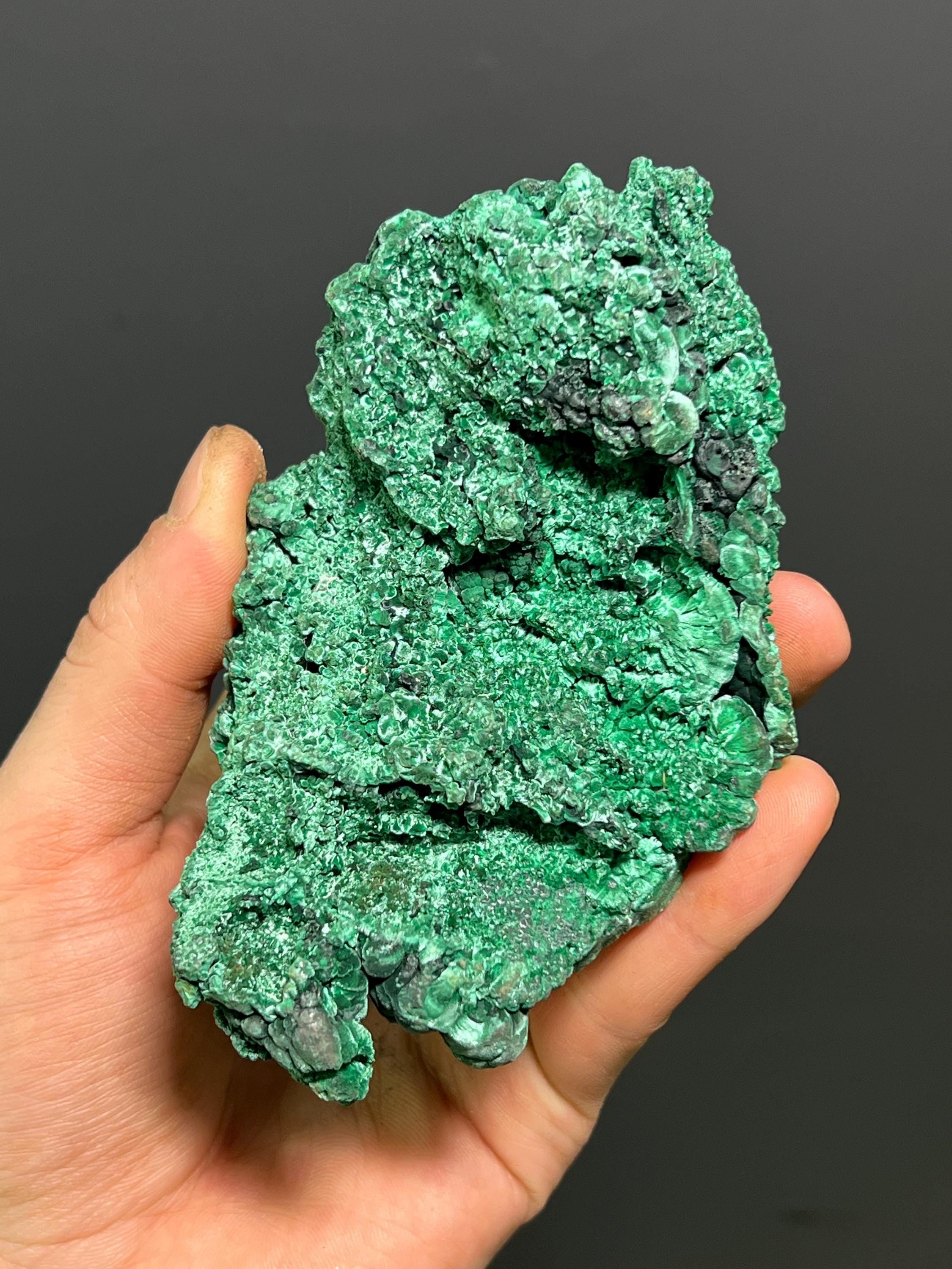 Beautiful Malachite Specimen, 520gram - Crystal Gemstone AE 