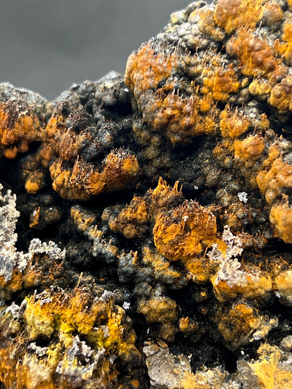 Showy, Limonite And Specularite On Goethite Small Stalactites - Crystal Gemstone AE 