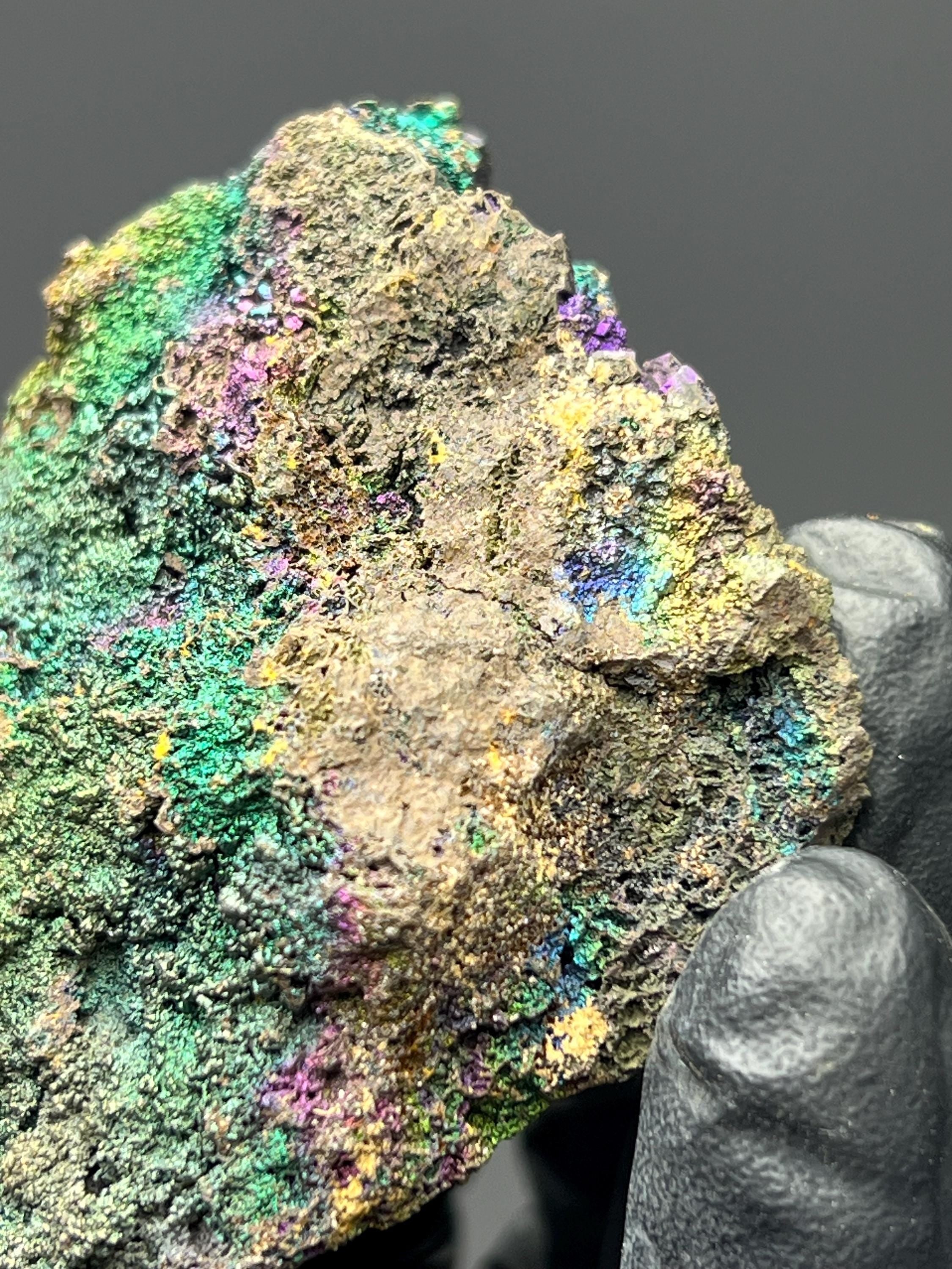 Museum Grade! Colored Alloy Turgite With Iron Siderite - Crystal Gemstone AE 