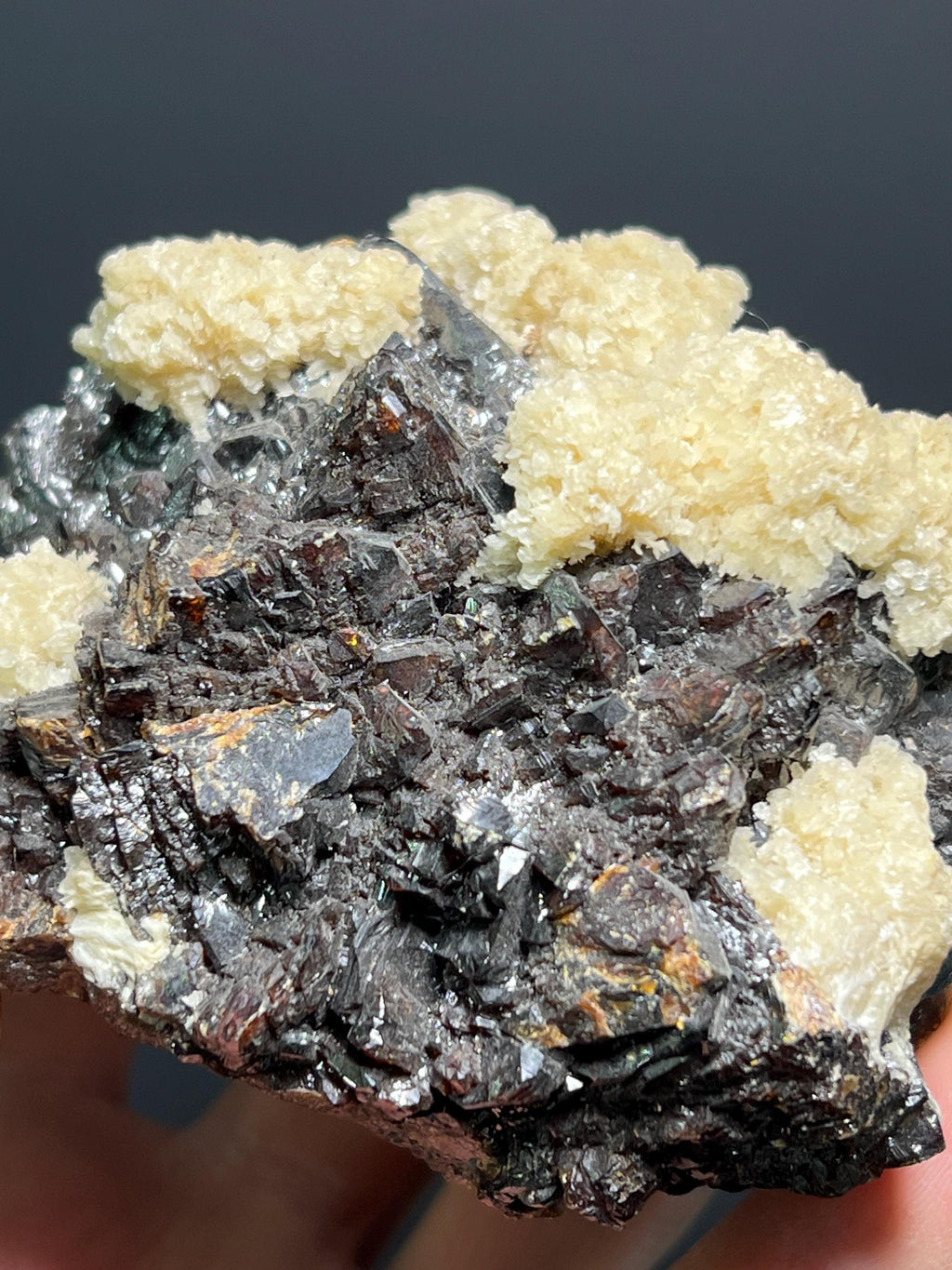 Barite With Sphalerite Specimen, 592gram - Crystal Gemstone AE 