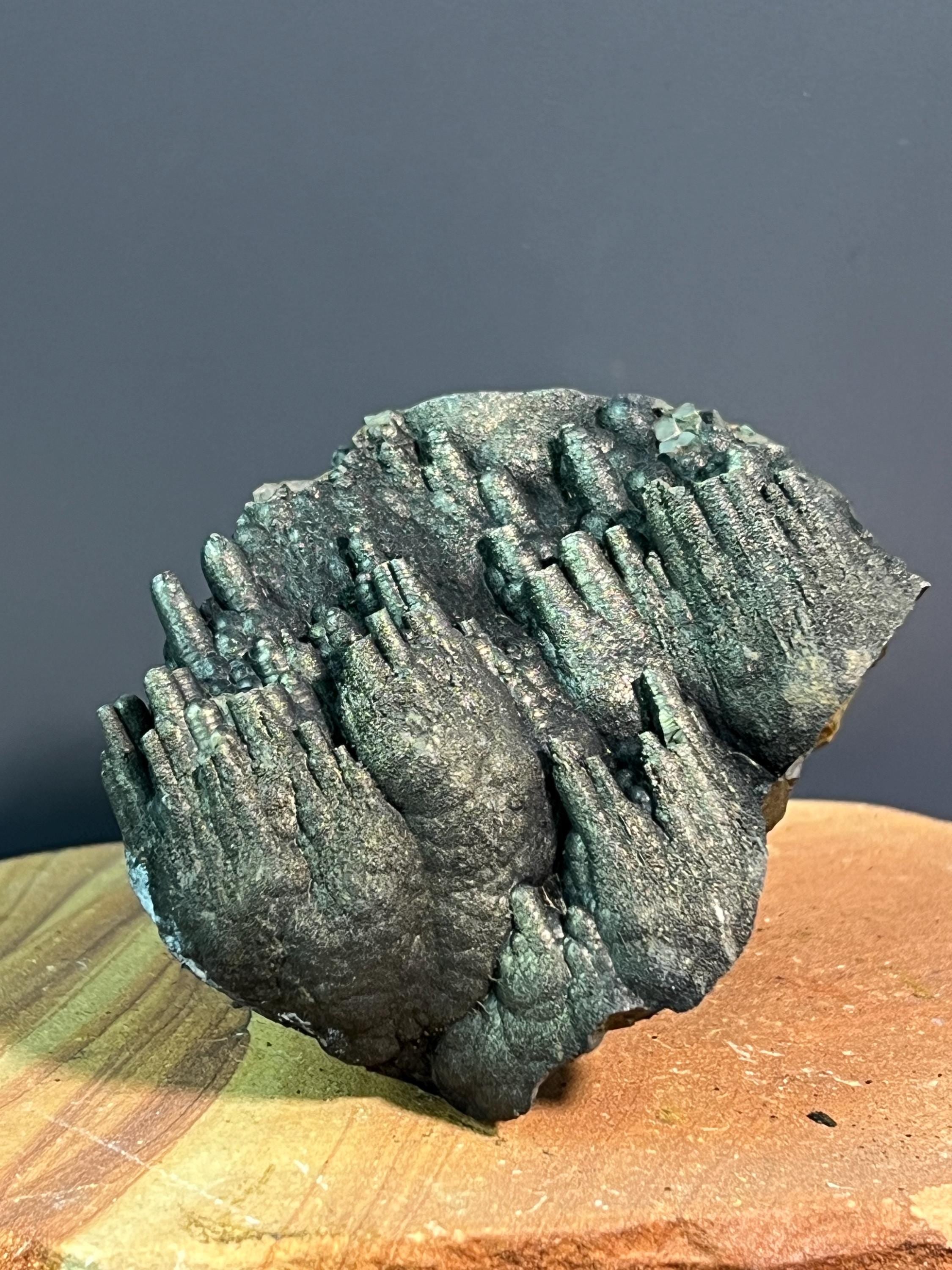 "Museum Grade" Golden Color Stalactite Goethite - Crystal Gemstone AE 