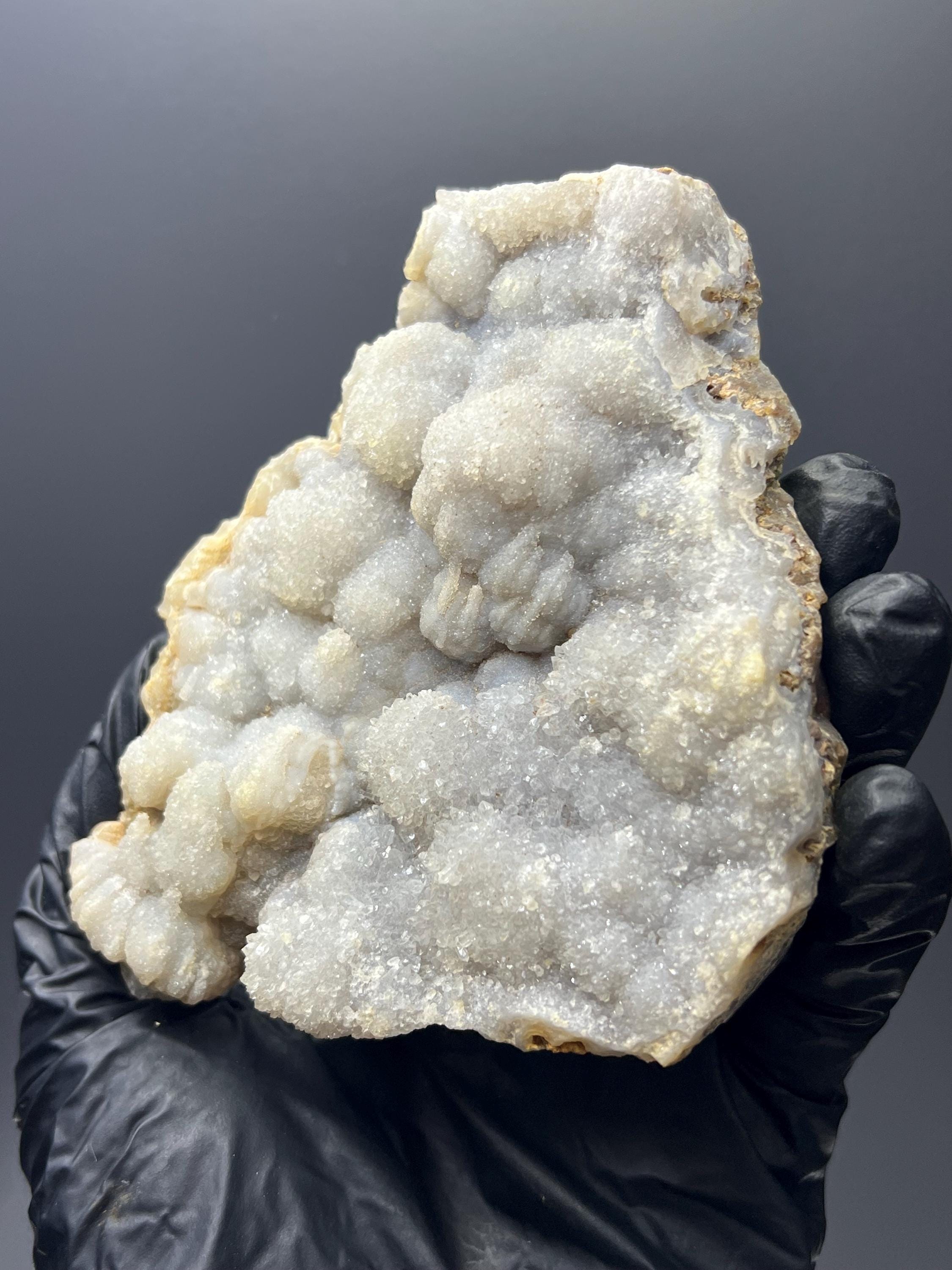 Chalcedony & Calcite Specimen - Crystal Gemstone AE 