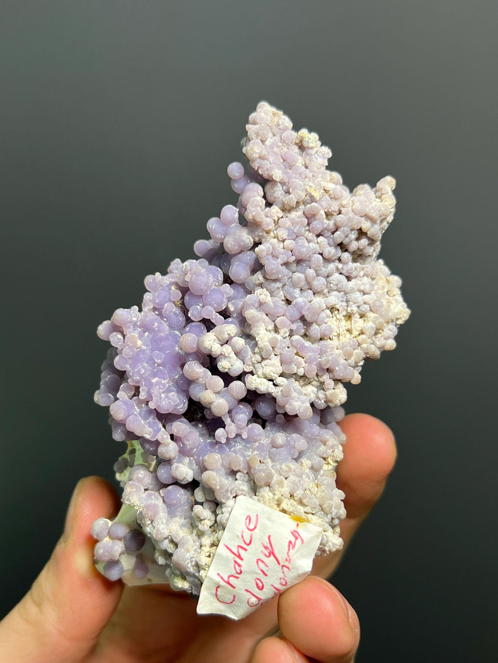 Grape Agate Chalcedony - Indonesia - Crystal Gemstone AE 