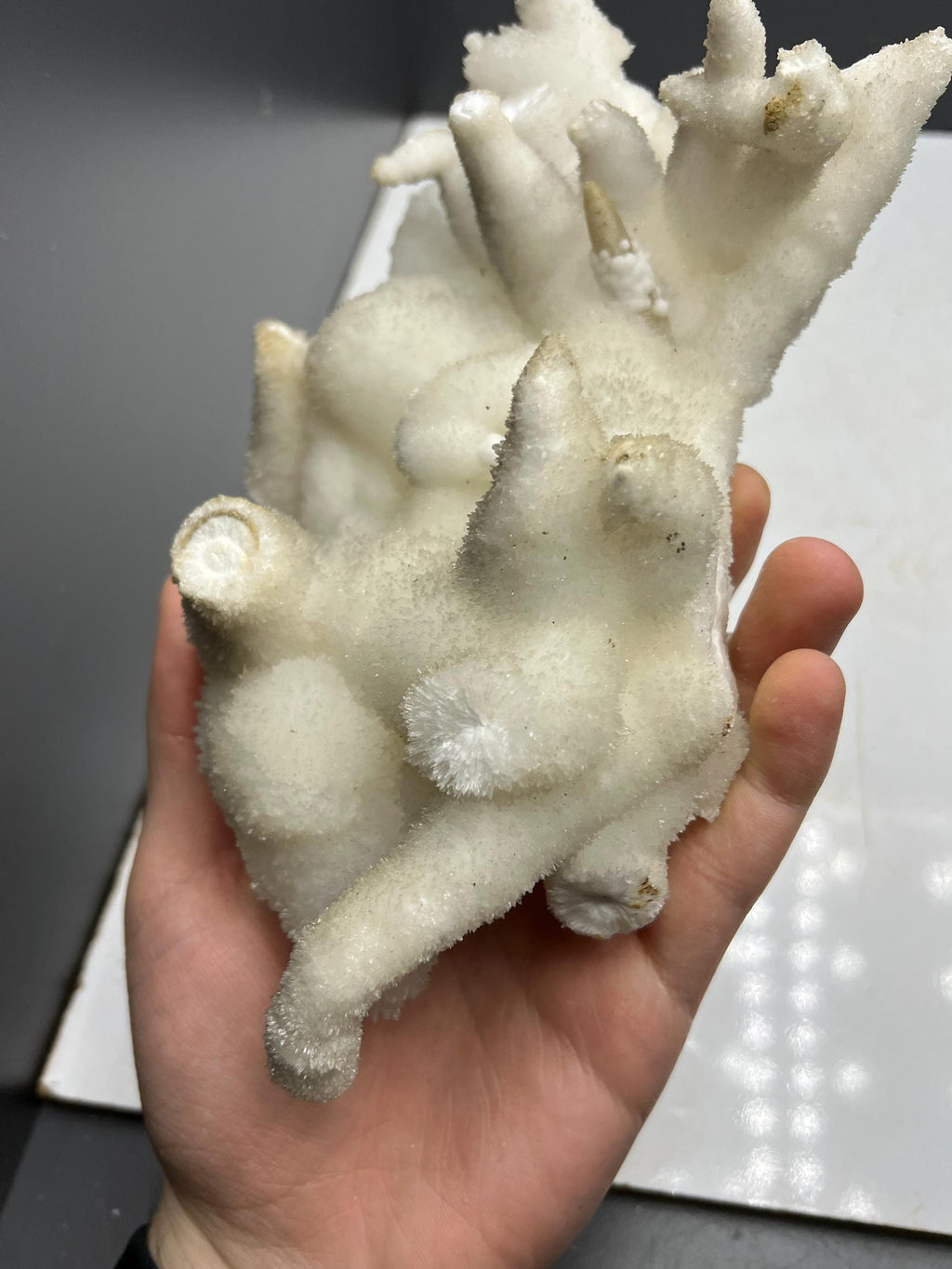 Special Formed Large Size Stalactite Aragonite Mineral, From Turkey - Crystal Gemstone AE 