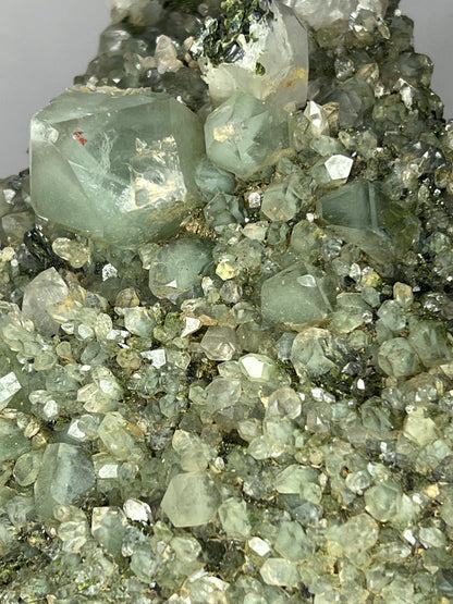 Very Special! Epidote With Lodolite Quartz