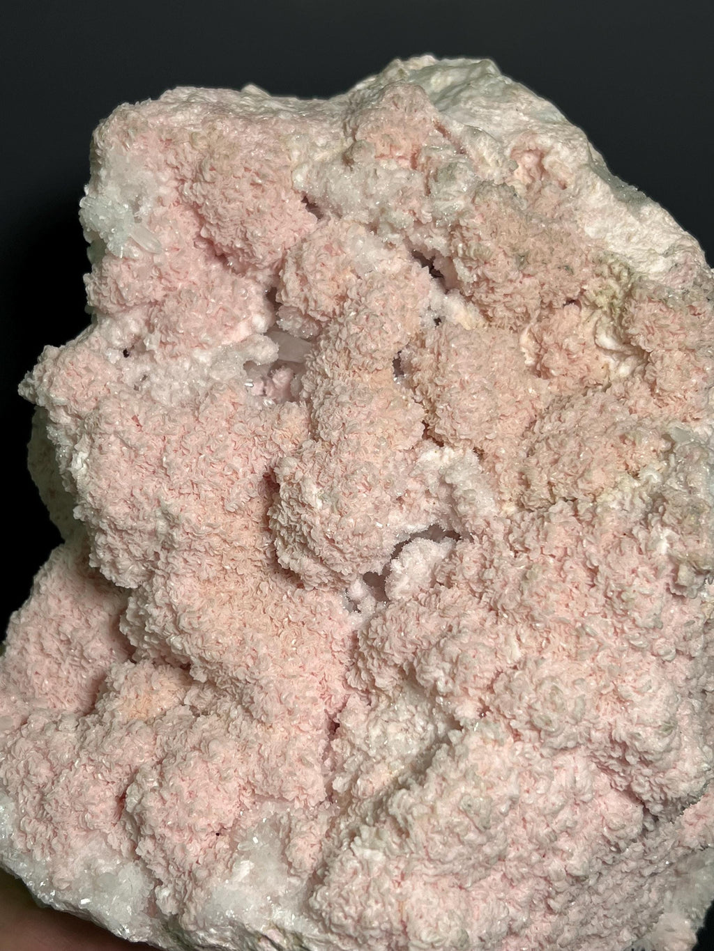 Rhodocrosite And Quartz Specimen, 3,8kg - Crystal Gemstone AE 