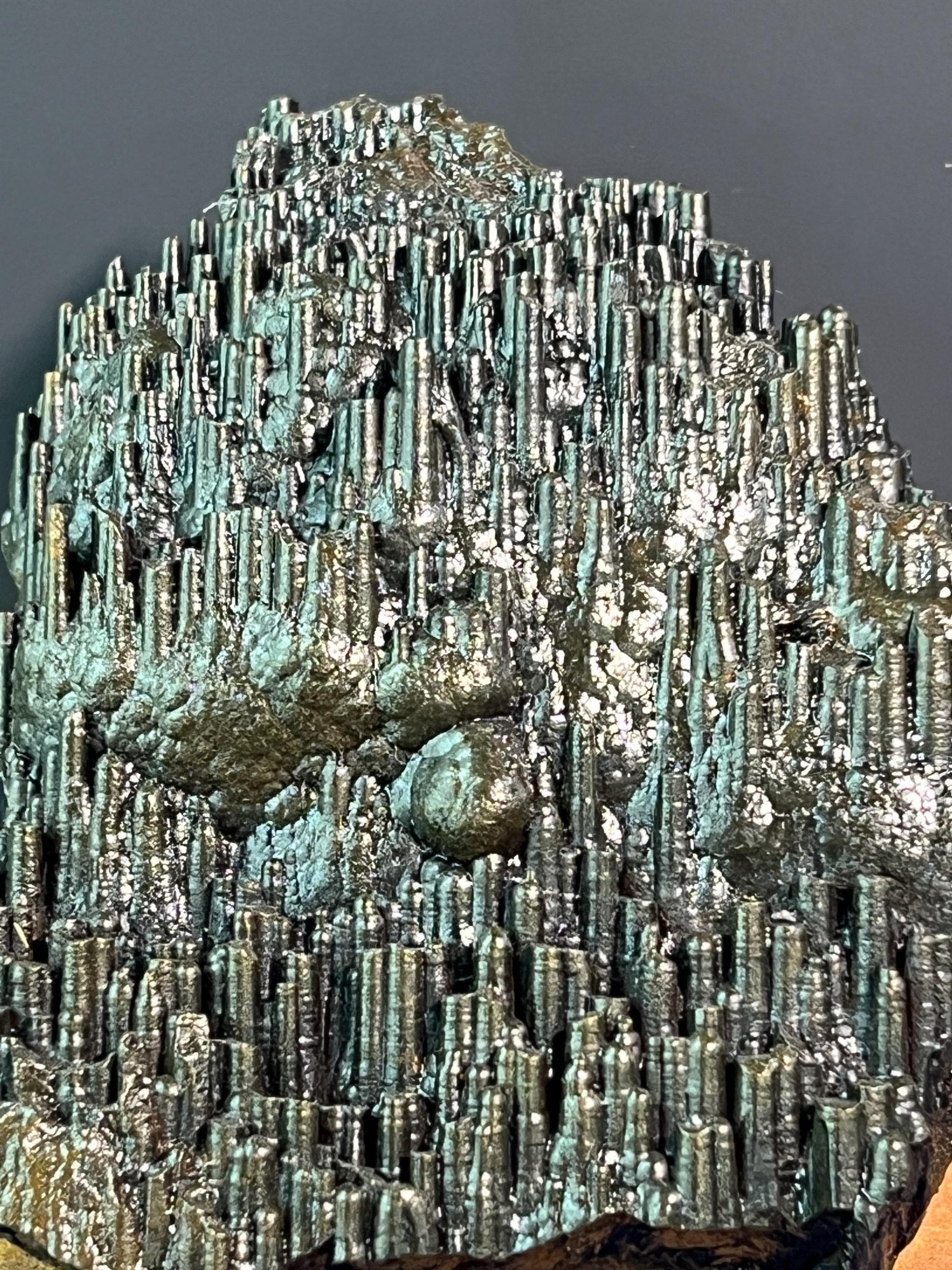 "Museum Grade" Golden Color Stalactite Goethite - Crystal Gemstone AE 