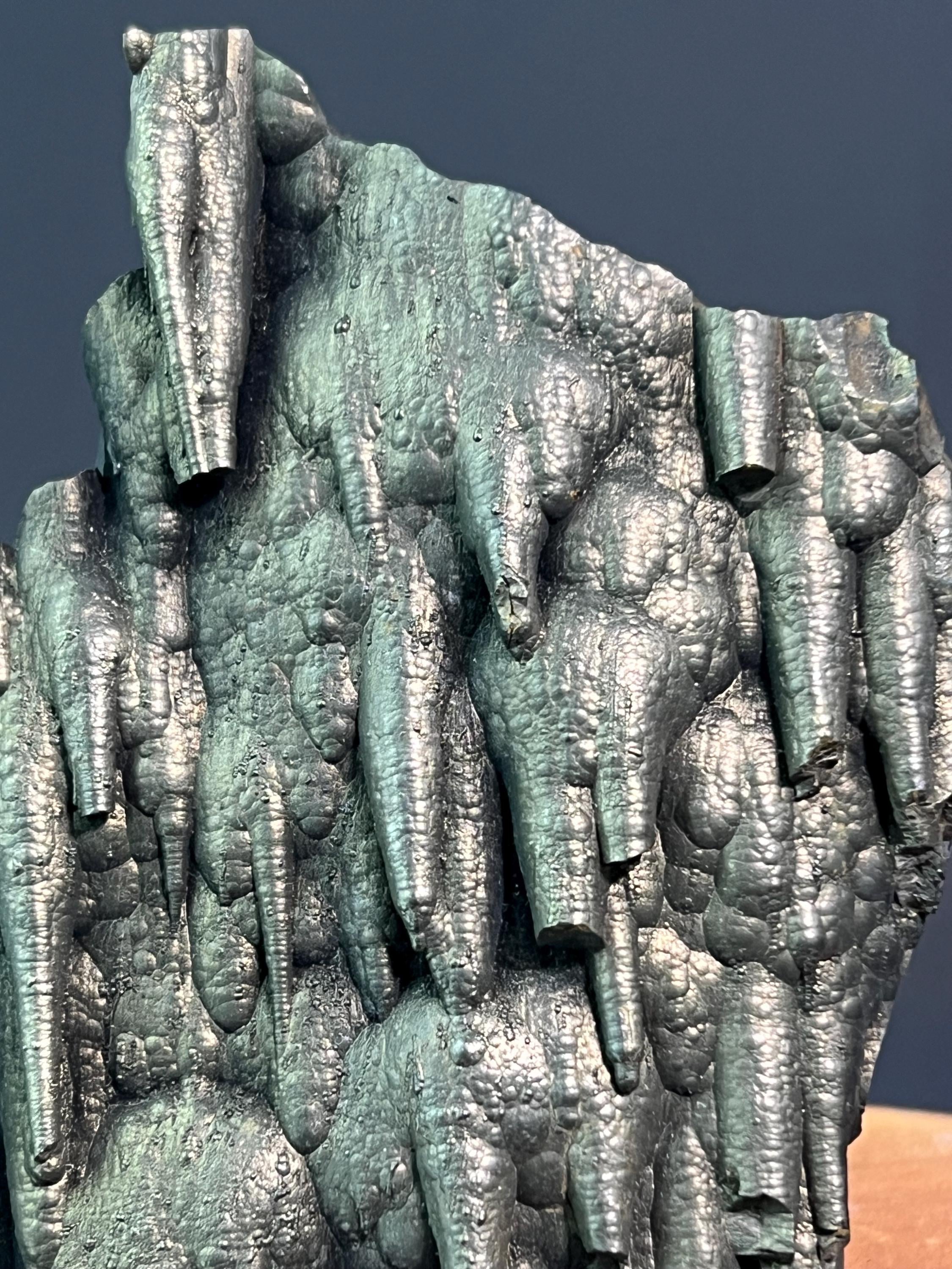 "Museum Garde" Golden Color Stalactite Goethite - Crystal Gemstone AE 