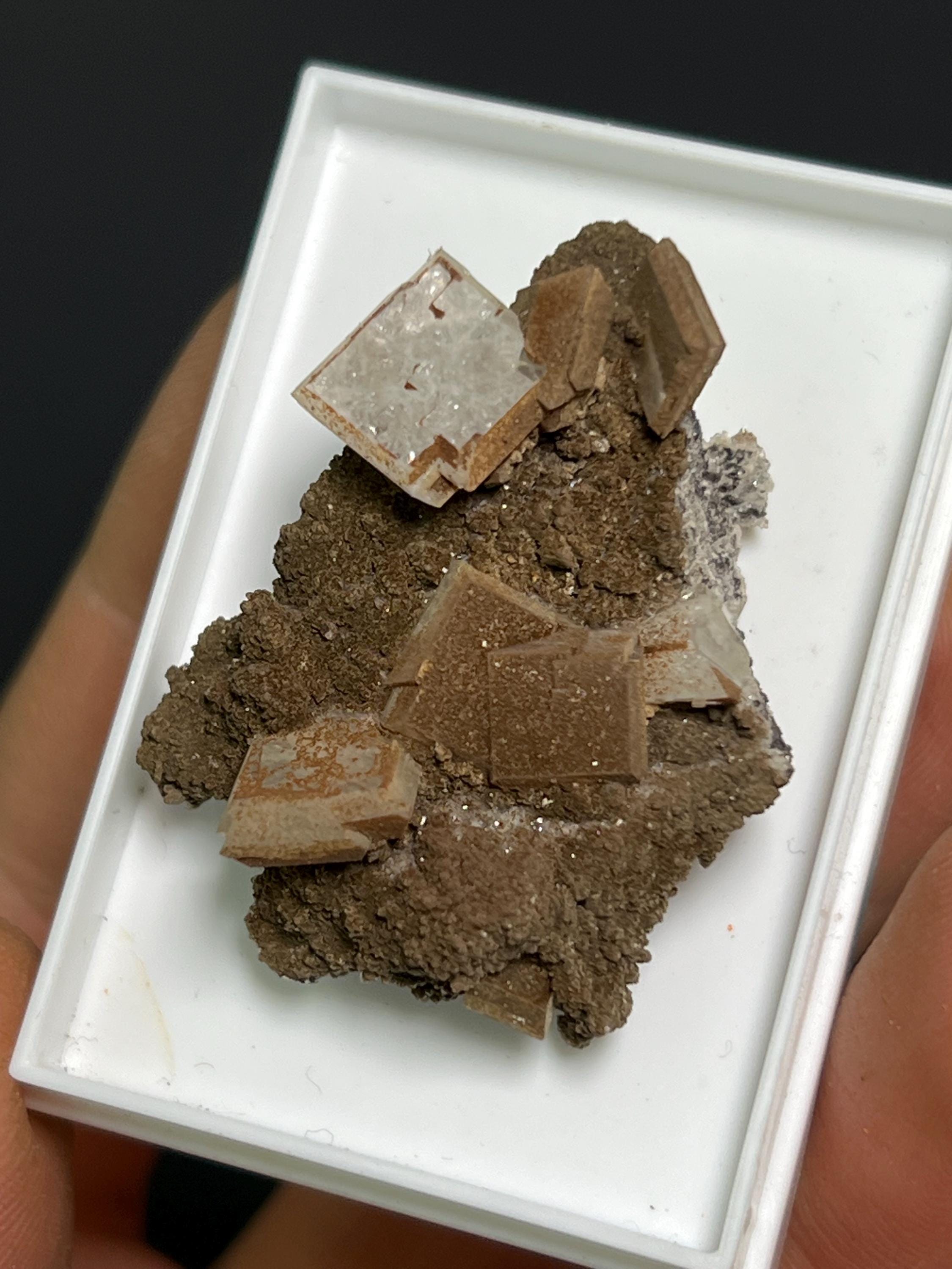 Mangano Apophyllite Specimen: Pink Crystals from South Africa - Crystal Gemstone AE 