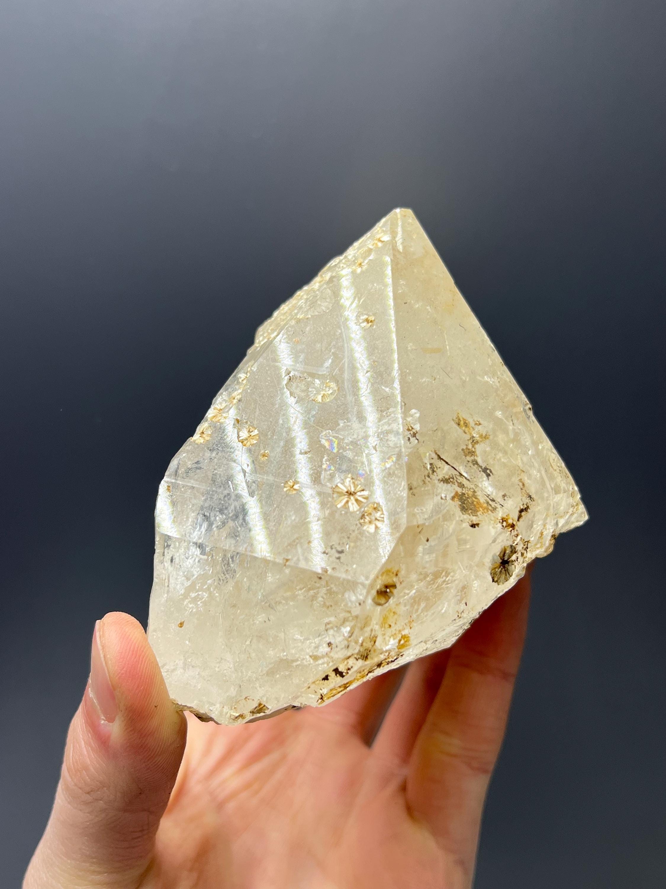 Rainbow Cathedral Formation Crystal Quartz Specimen - Crystal Gemstone AE 