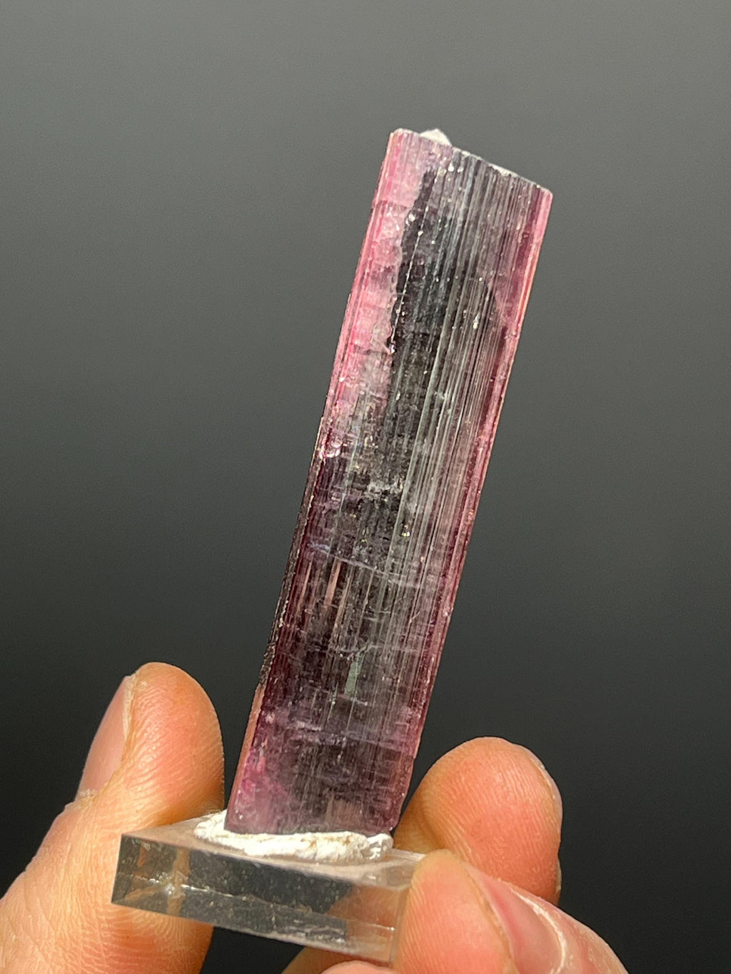 Special Elbaite Tourmaline Specimen - Crystal Gemstone AE 