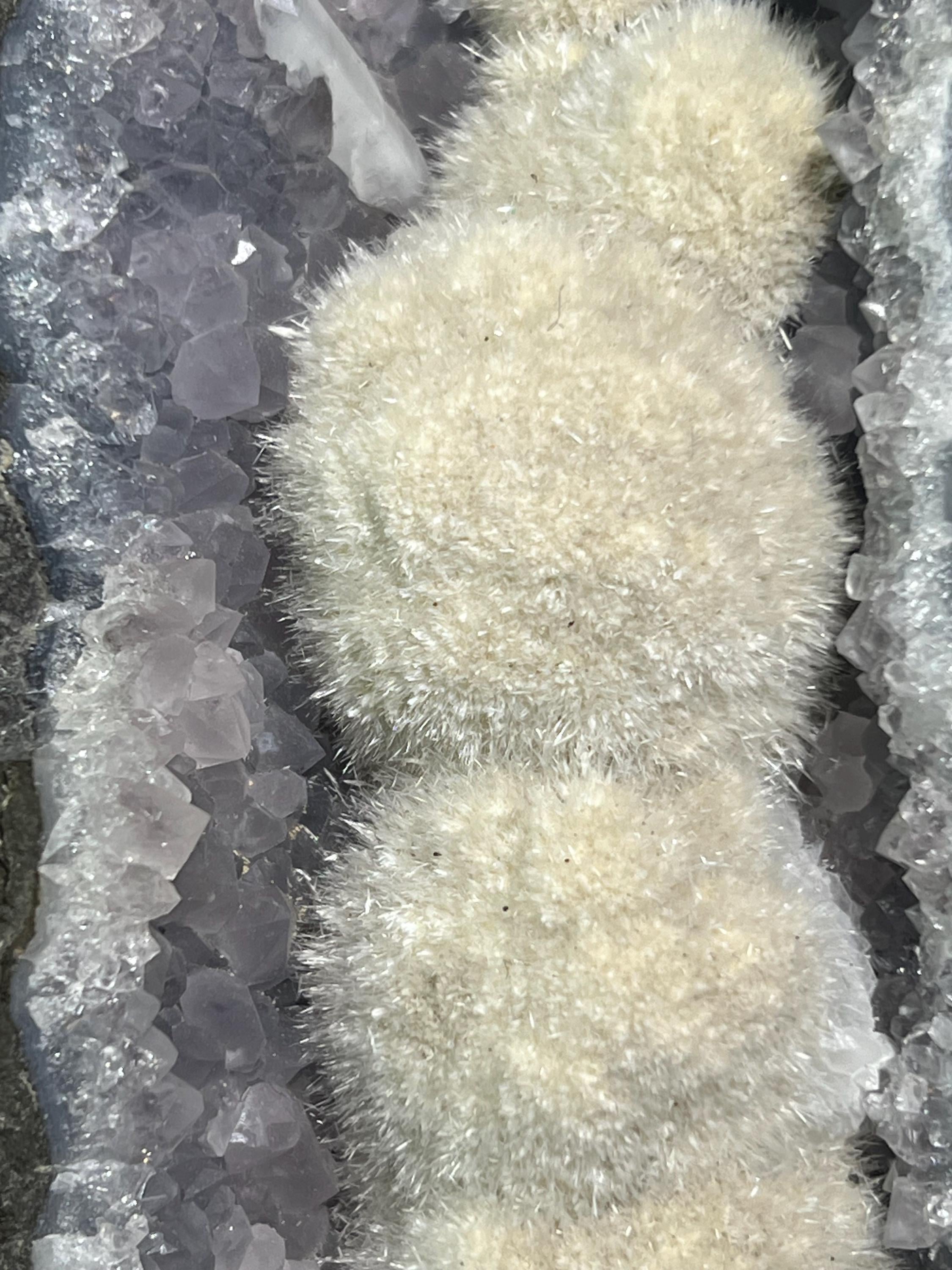 Okenite Amethyst Specimen, 428gram - Crystal Gemstone AE 