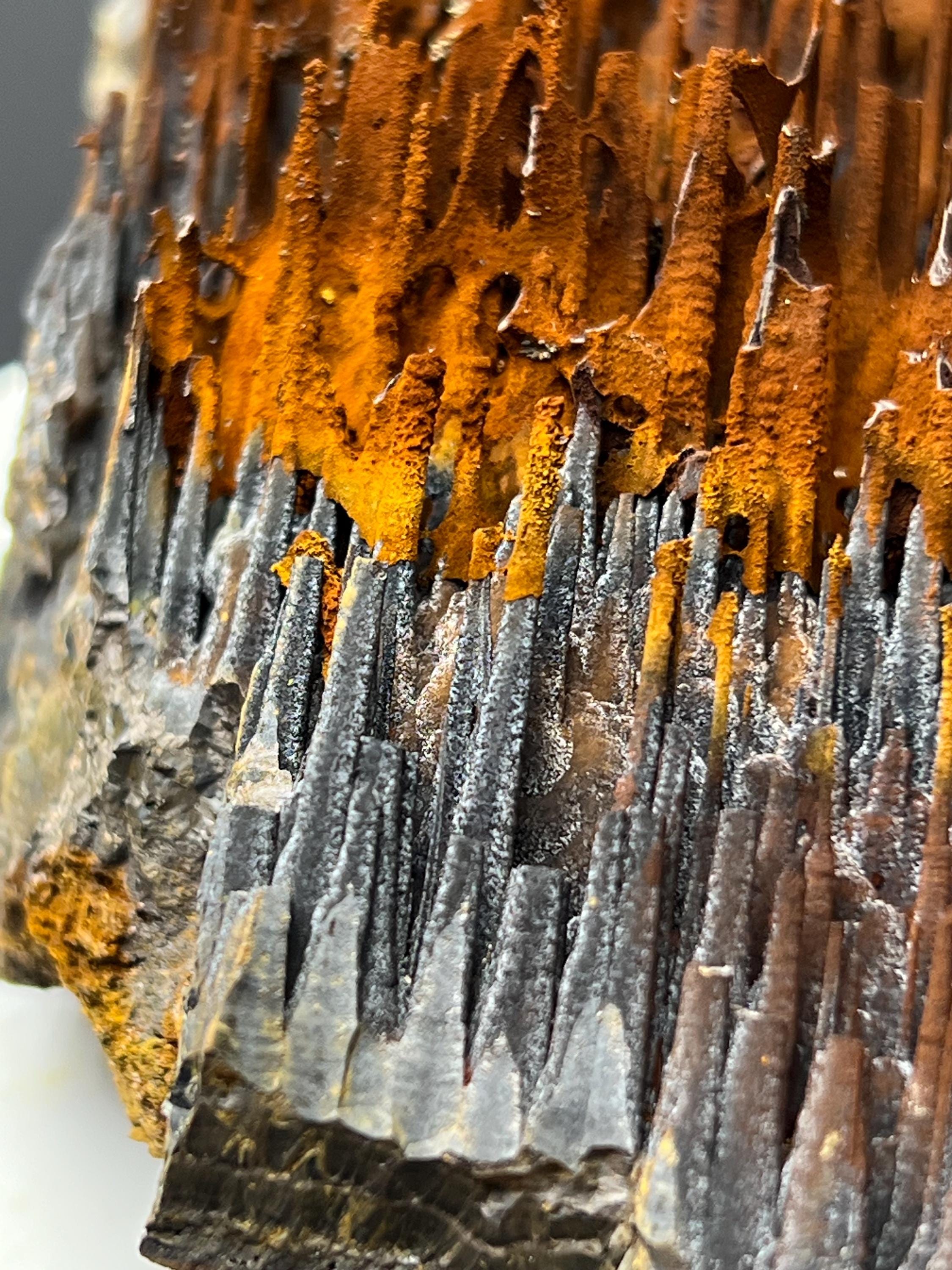 Museum Grade Very Showy Limonite With Velvet Function Stalactite Goethite, For Special Collection - Crystal Gemstone AE 