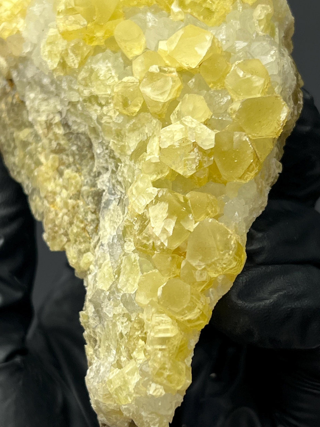 Special Yellow Crystal Calcite - Crystal Gemstone AE 