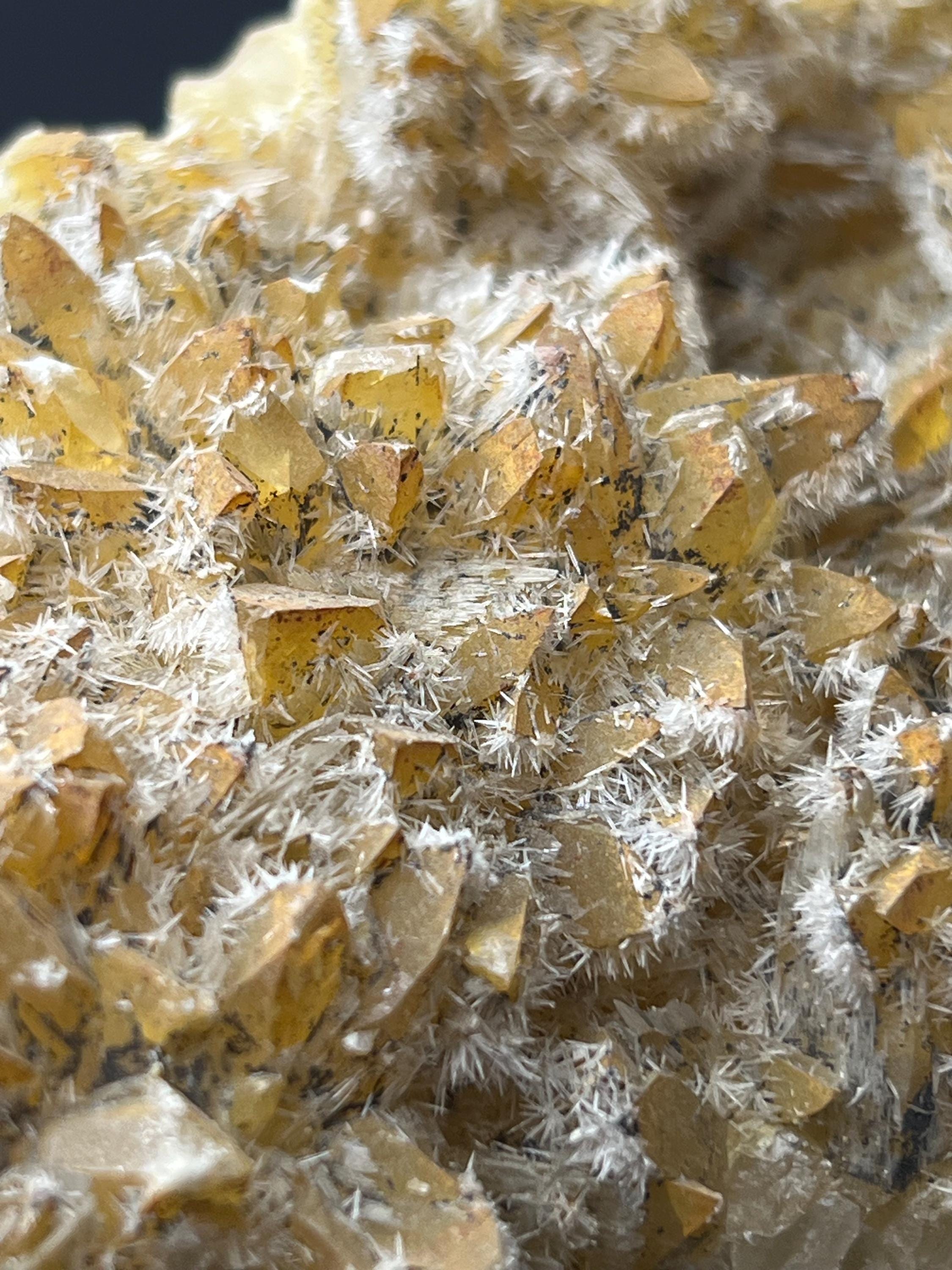 Feather Crystal Calcite Specimen - Crystal Gemstone AE 