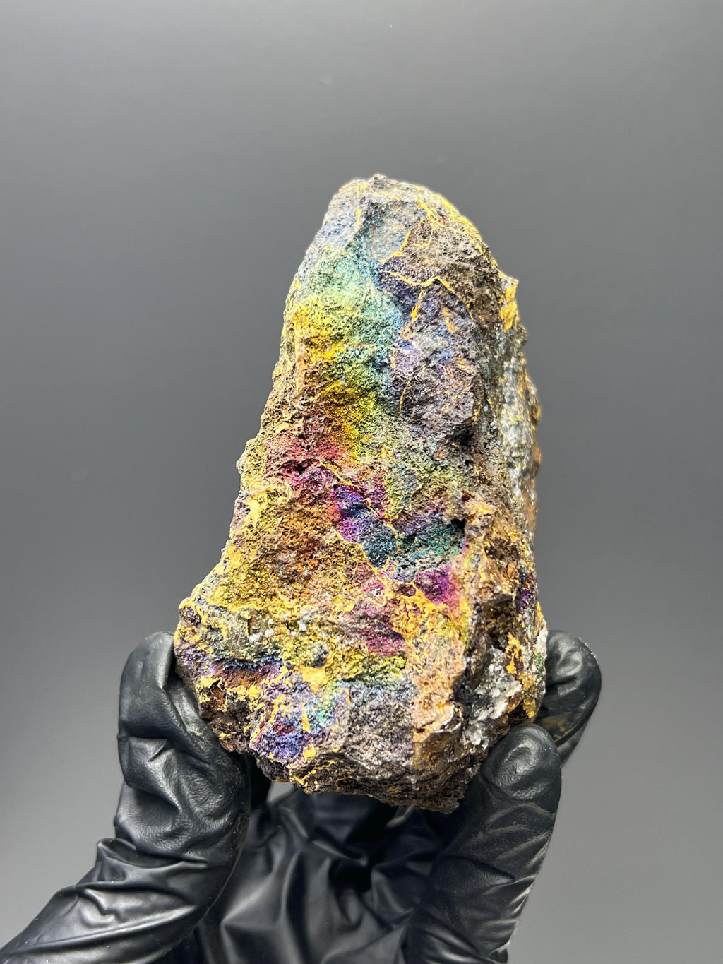 Natural Colourful Iridescent Goethite - Crystal Gemstone AE 