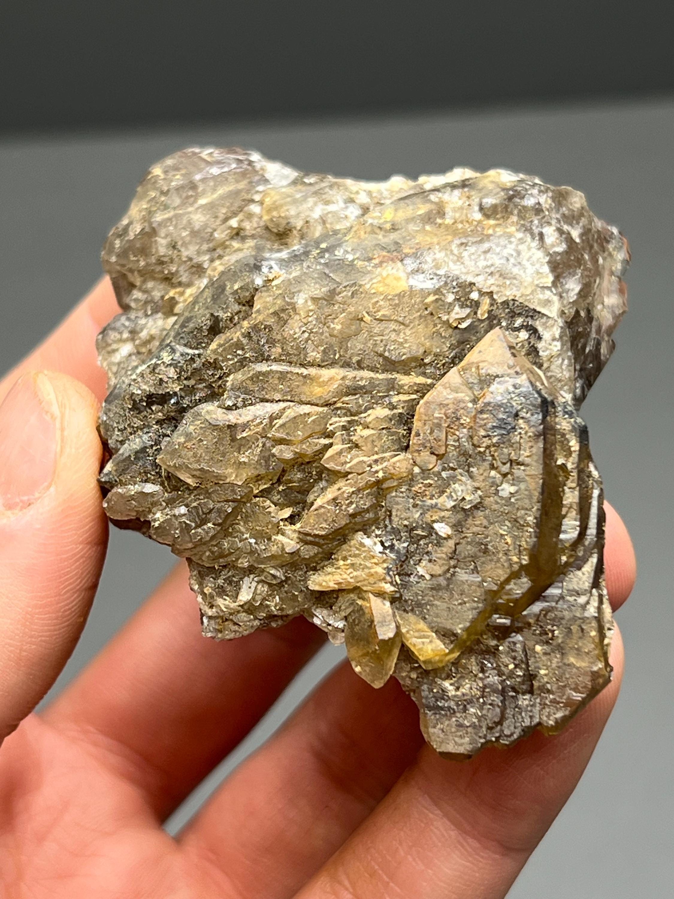 Very Special, 2 Sided Elestial Smoky Quartz, From Turkey - Crystal Gemstone AE 