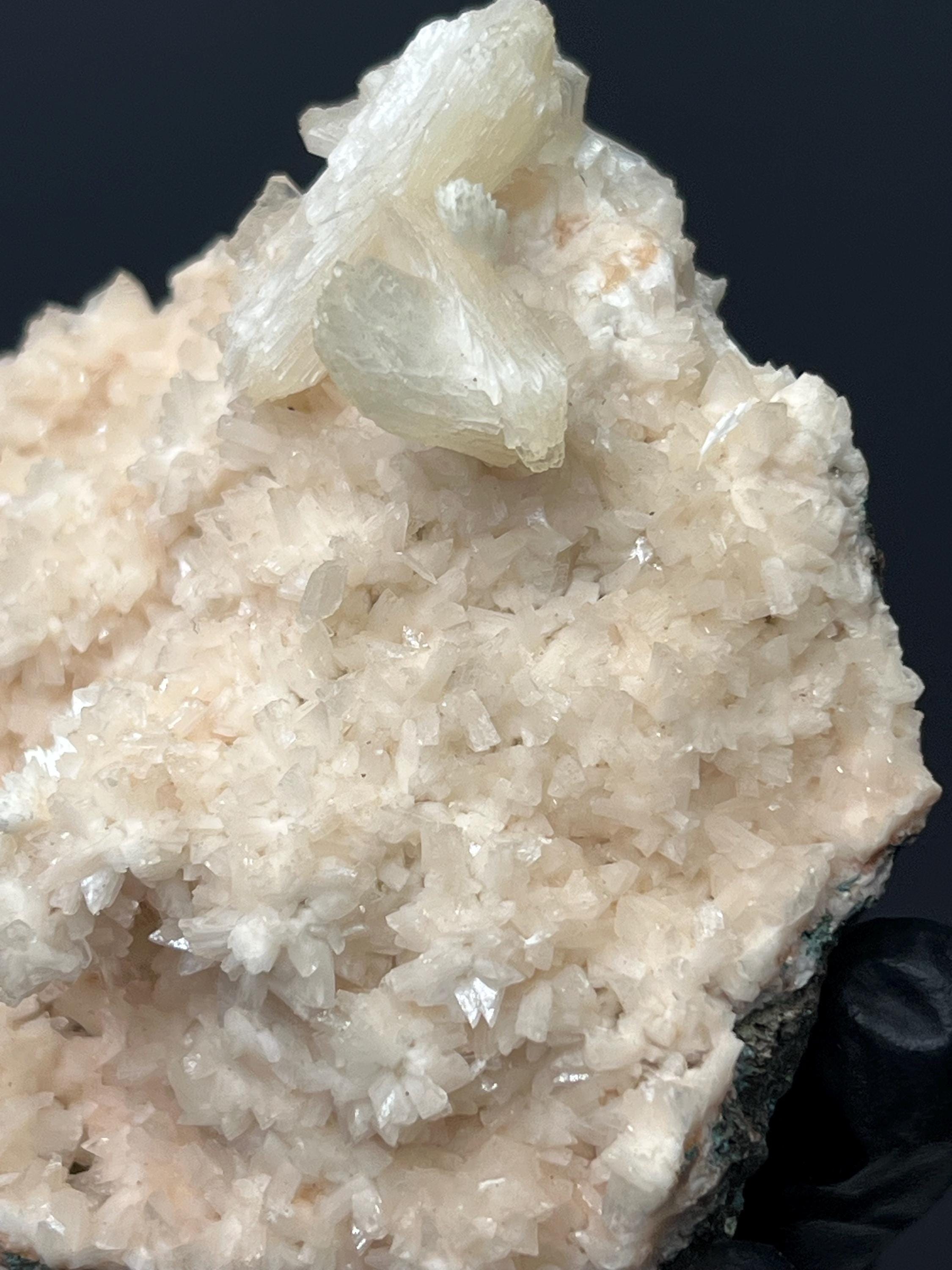 Heulandite, Laumontite&Stilbite - Crystal Gemstone AE 