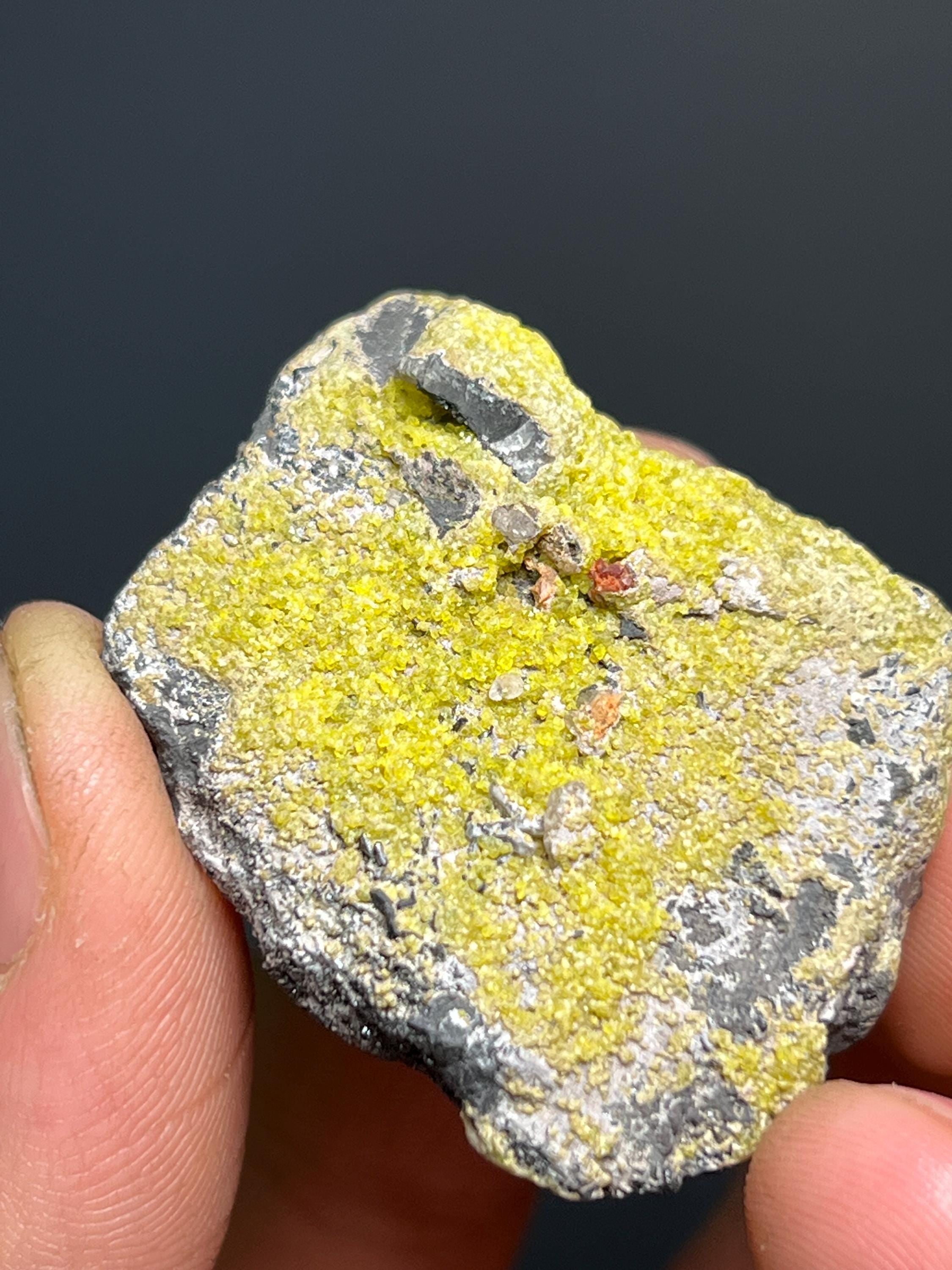 Rare Specimen! Ettringite Specimen - South Africa - Crystal Gemstone AE 