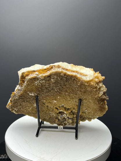 Feather Orange Crystal Calcite Specimen