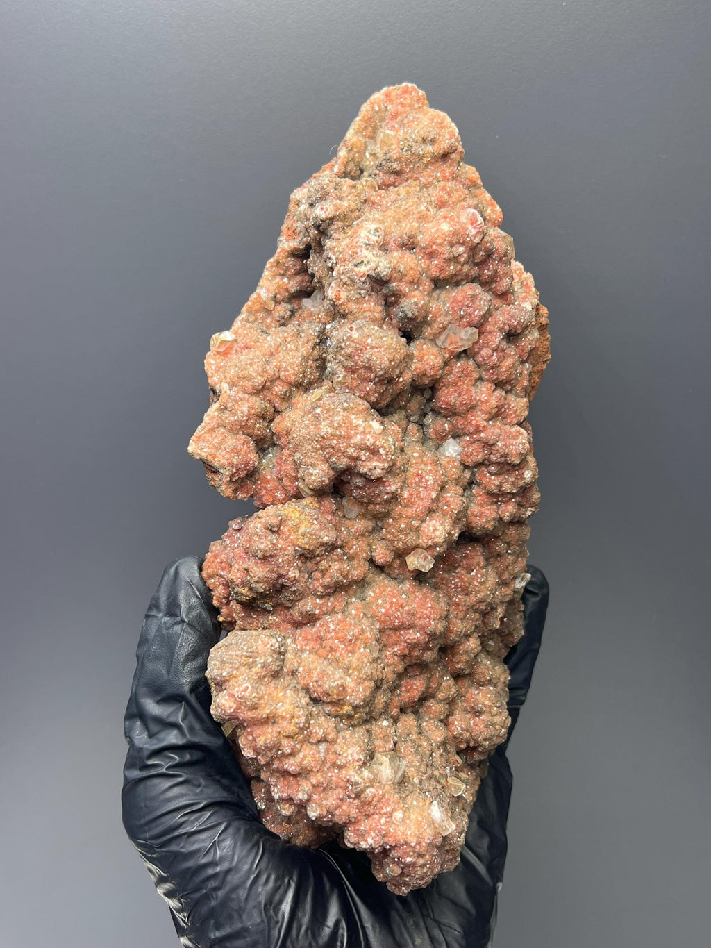 Druzy Red Crystal Calcite - Crystal Gemstone AE 