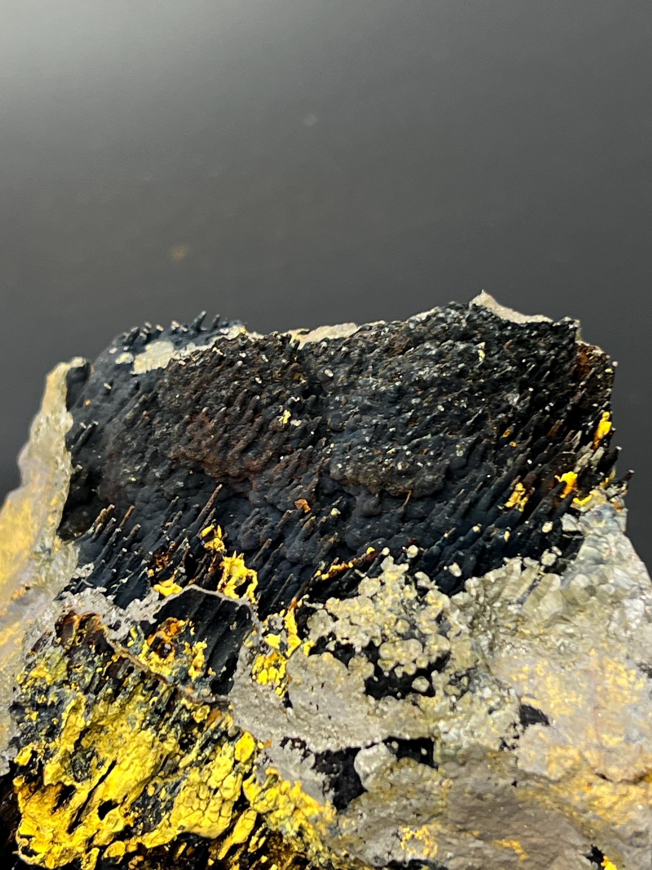 Very Showy Special Limonite And Specularite With Stalactite Goethite Specimen, For Special Collection - Crystal Gemstone AE 