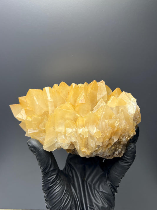 Yellow Crystal Calcite Specimen