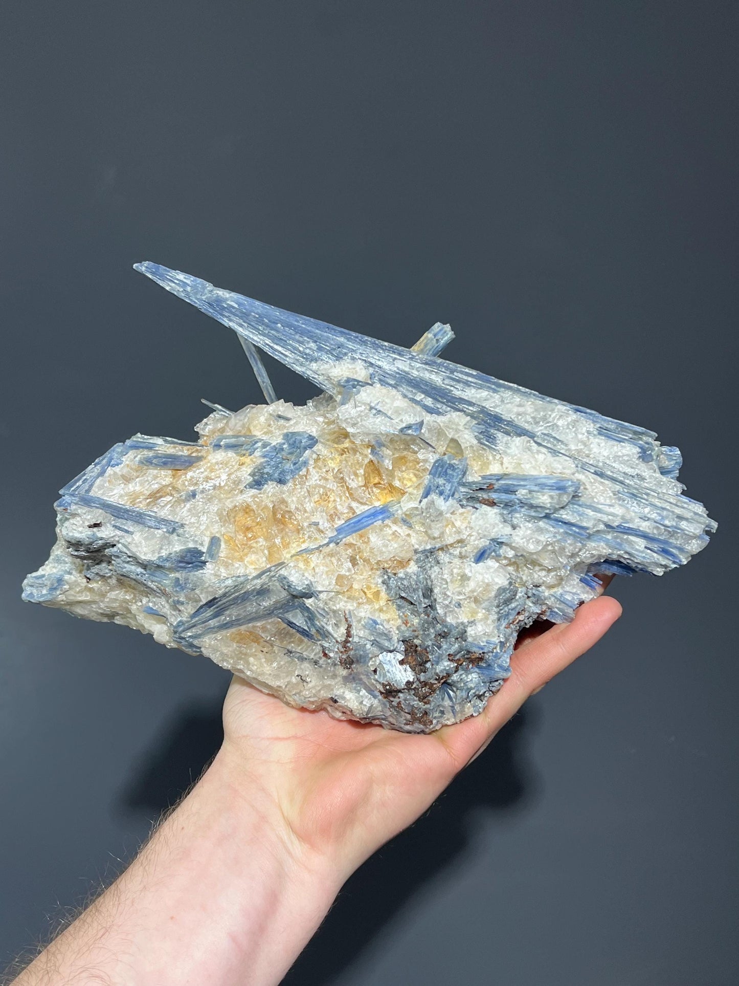 Special Formation Blue Kyanite Mineral - Crystal Gemstone AE 