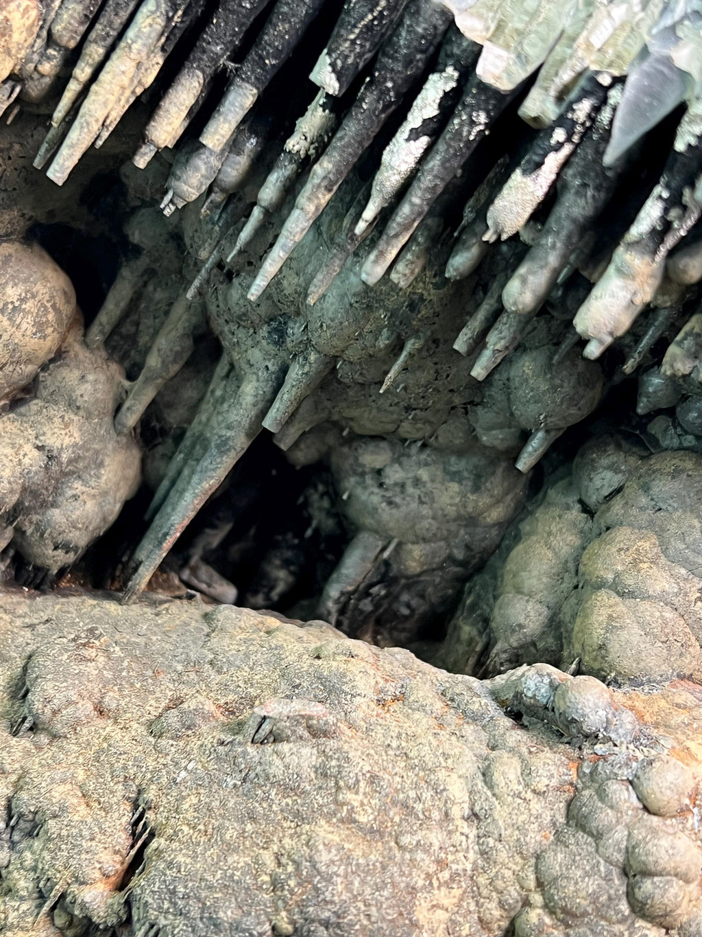 Museum Grade Large Size Limonite And Specularite With Stalactite Goethite - Crystal Gemstone AE 