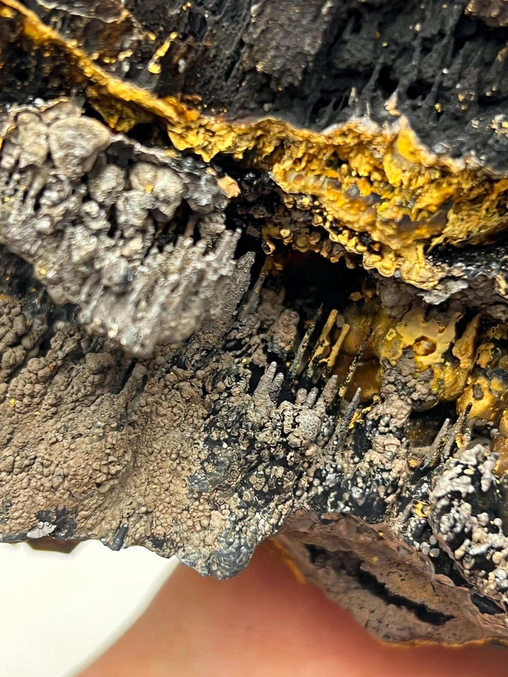 Museum quality, Limonite With Velvet Function Stalactite Goethite, From Turkey, Special Collection Piece - Crystal Gemstone AE 