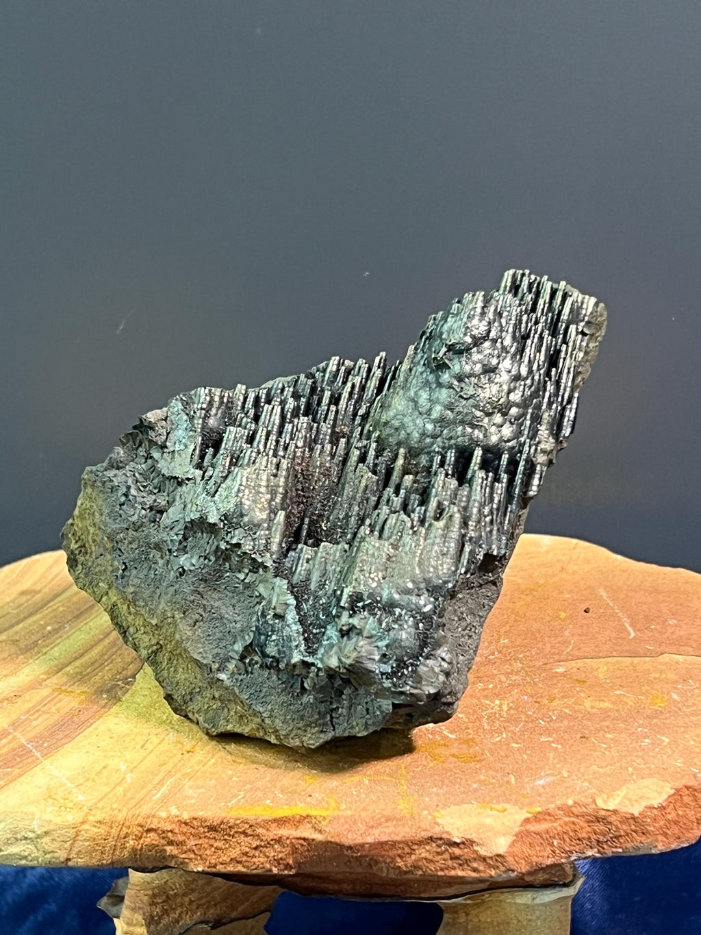 "Museum Grade" Golden Color Stalactite Goethite - Crystal Gemstone AE 