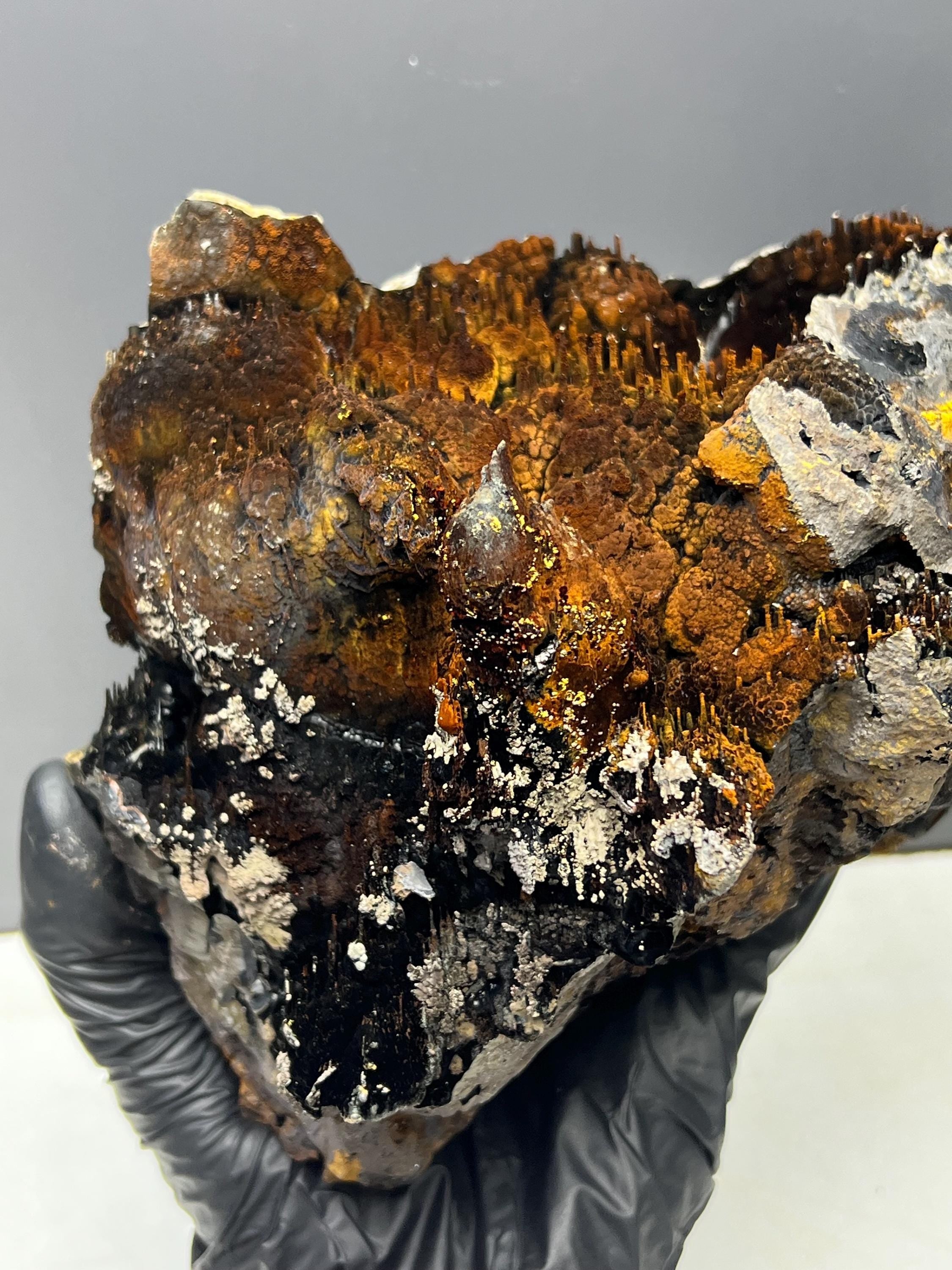 Museum Quality Extra Large Limonite With Stalactite Goethite, For Special Collector Item - Crystal Gemstone AE 