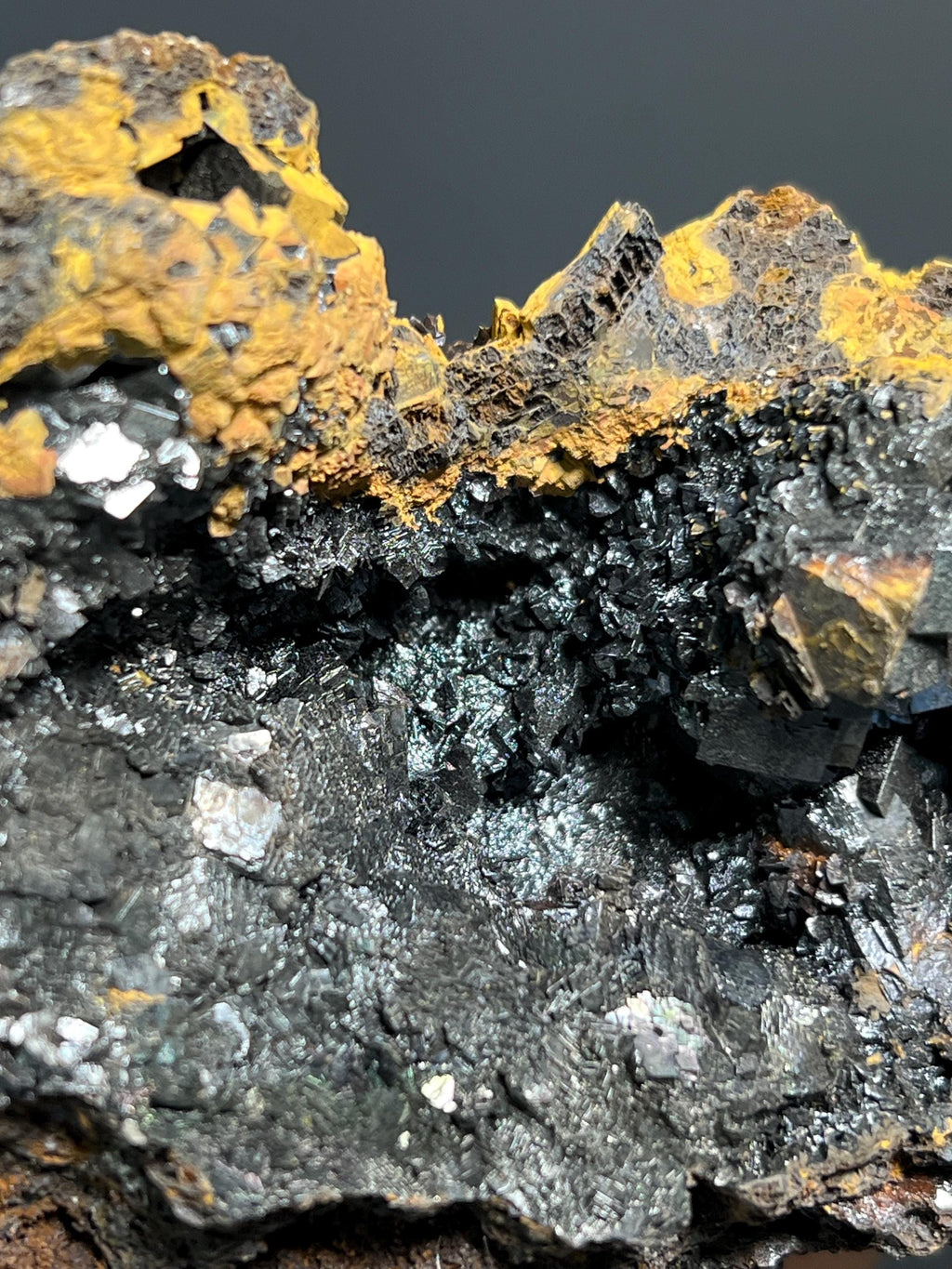 Very Unique, Limonite With Iron Siderite Specimen, 278gram - Crystal Gemstone AE 