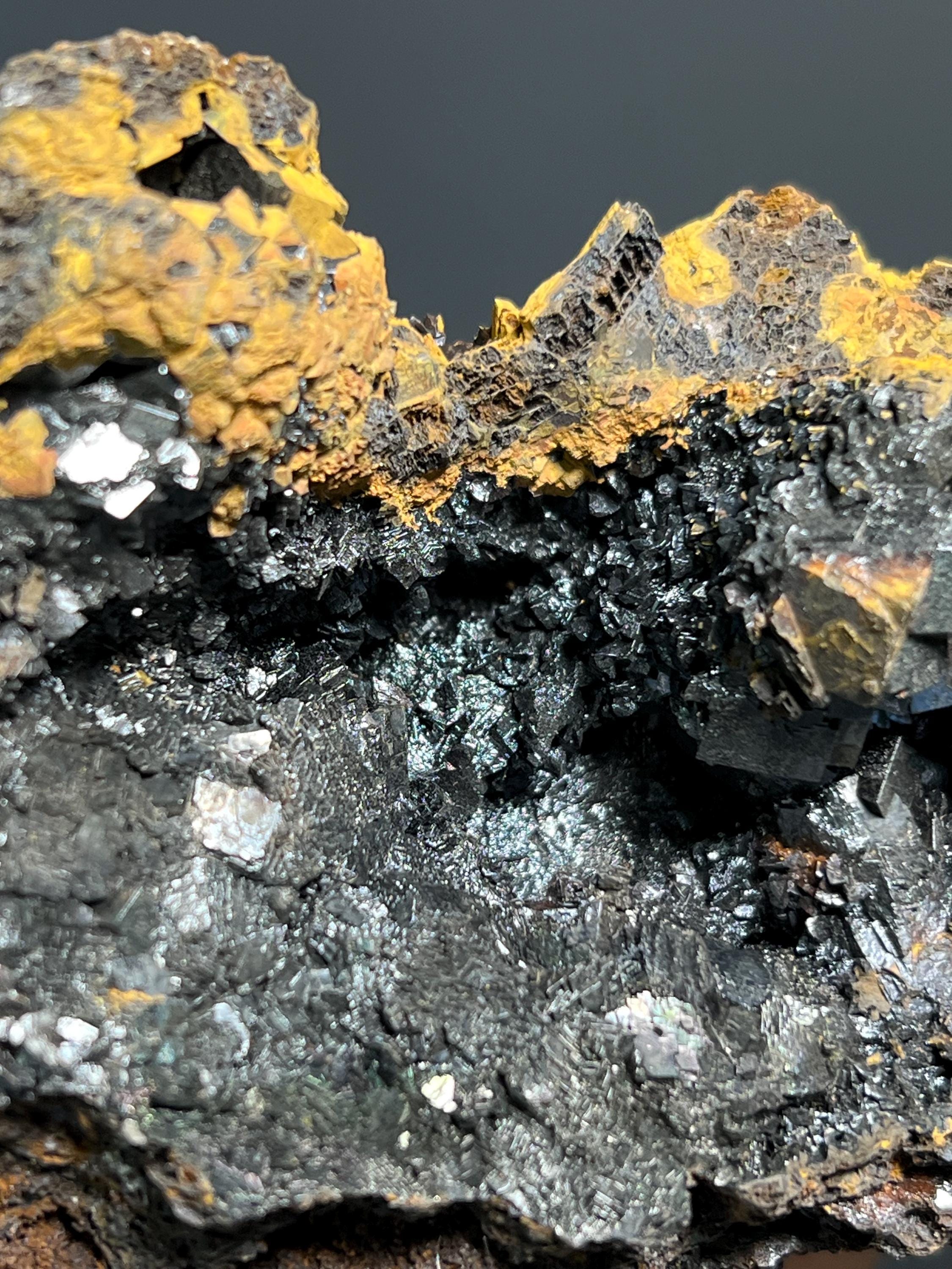 Very Unique, Limonite With Iron Siderite Specimen, 278gram - Crystal Gemstone AE 