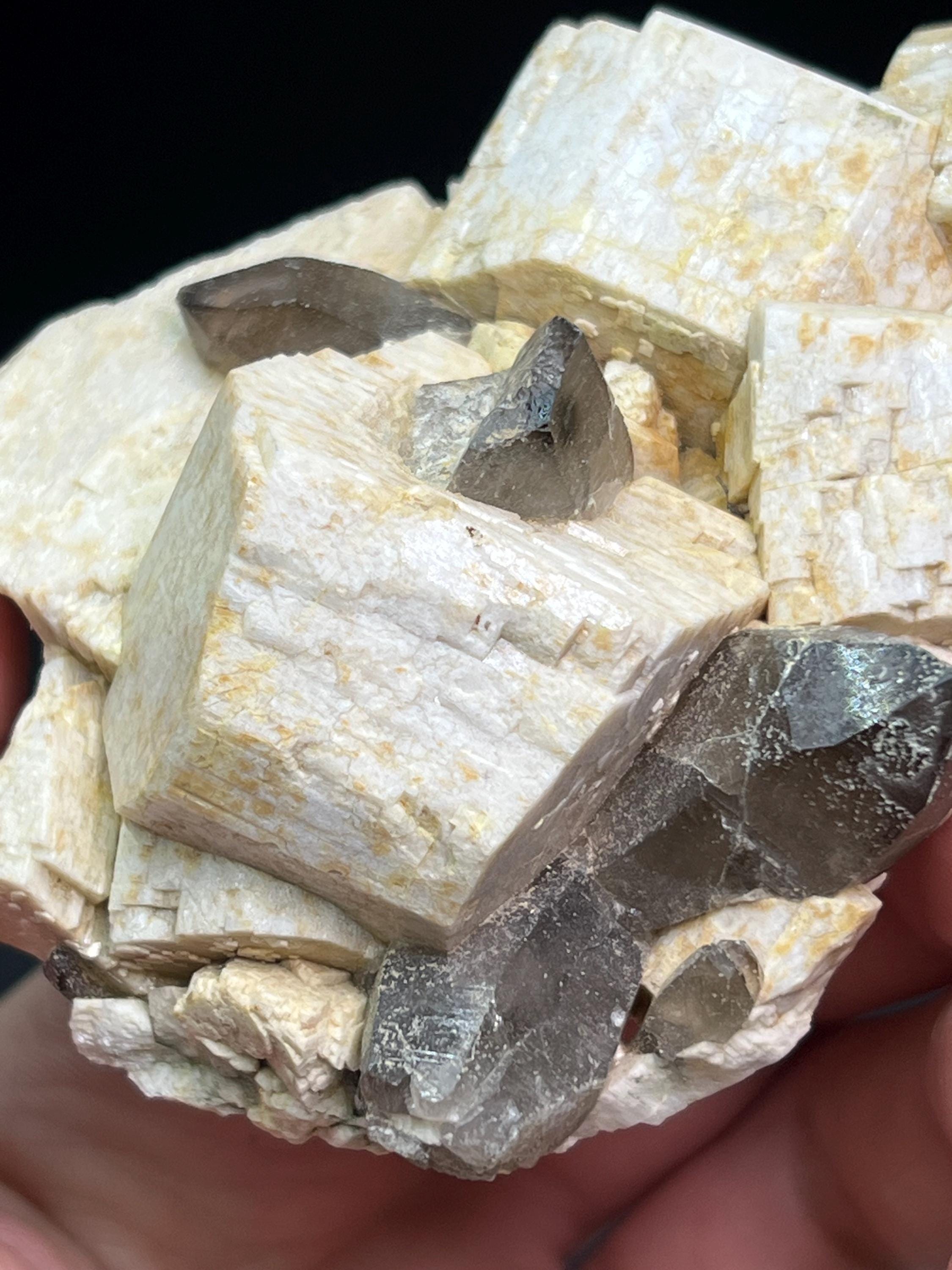 Smoky Quartz With Dolomite - Crystal Gemstone AE 