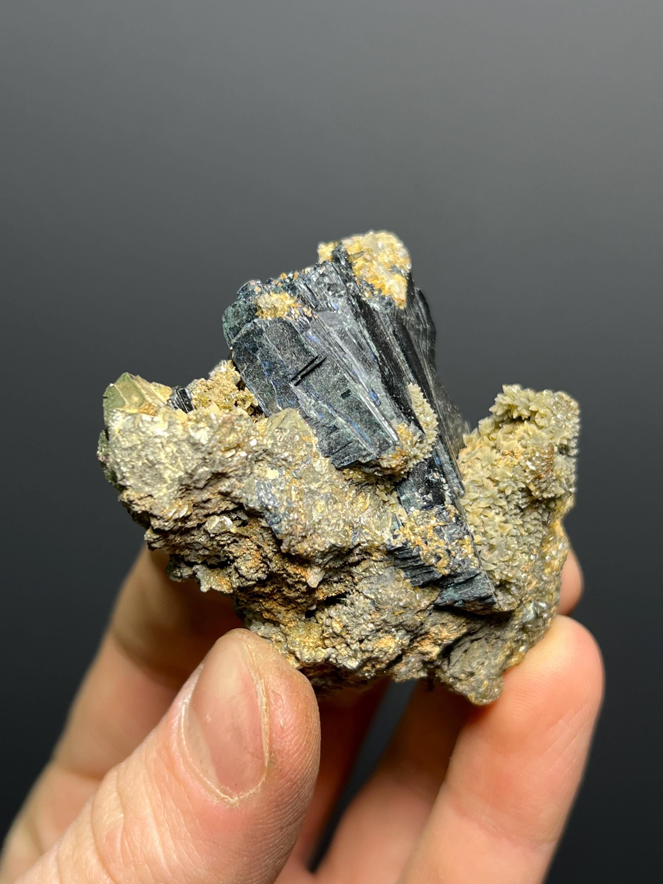 Museum Grade, Vivanite Childernite Specimen, 118gram - Crystal Gemstone AE 