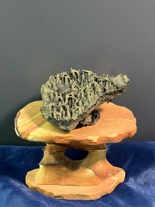 "Museum Grade" Golden Color Stalactite Goethite Specimen - Crystal Gemstone AE 