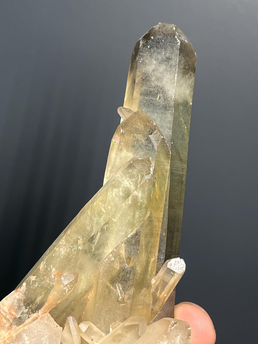 Smoky Quartz Specimen - Crystal Gemstone AE 
