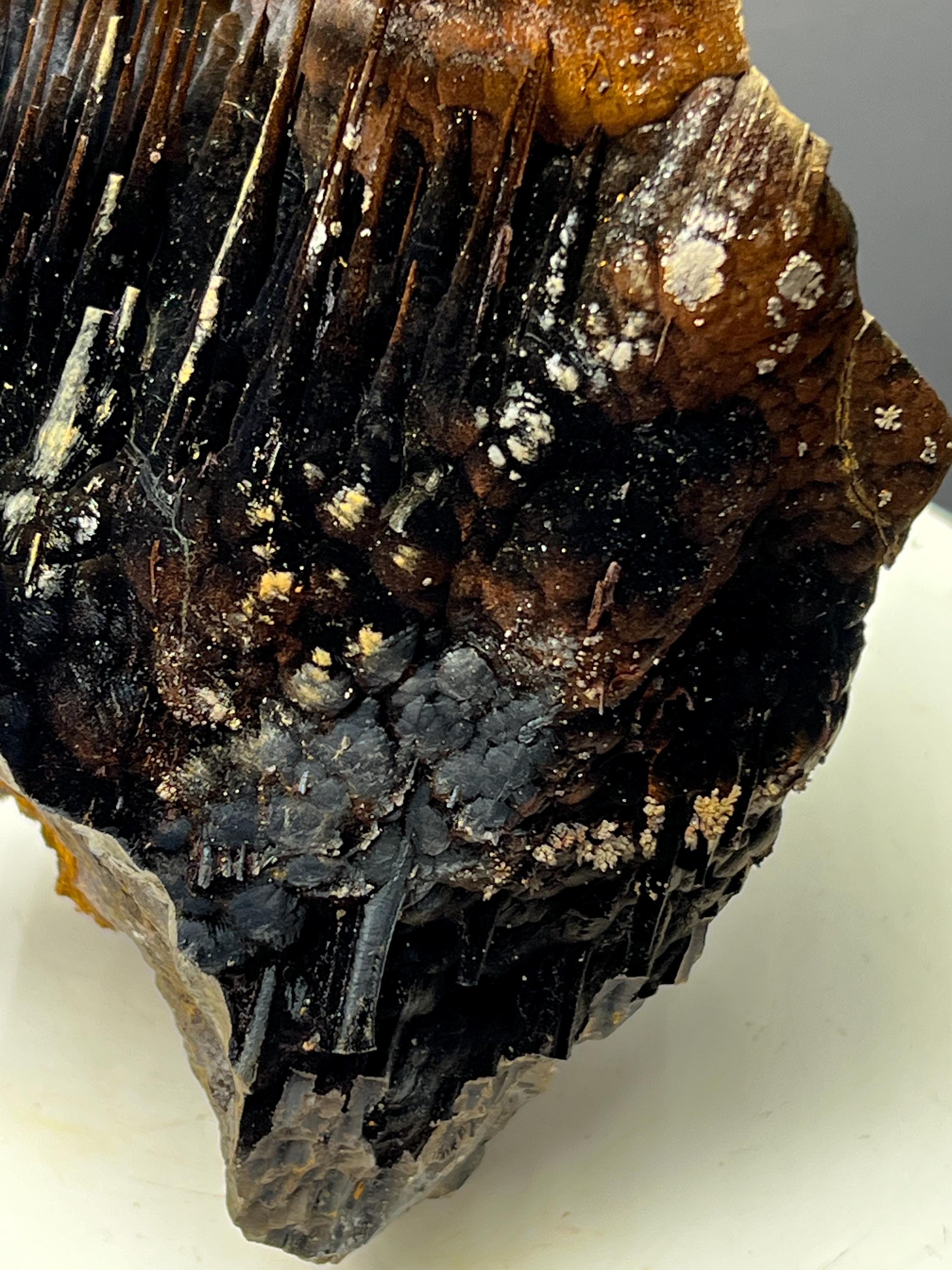 Museum Grade, Limonite And Specularite With Stalactite Goethite, For Special Collection - Crystal Gemstone AE 