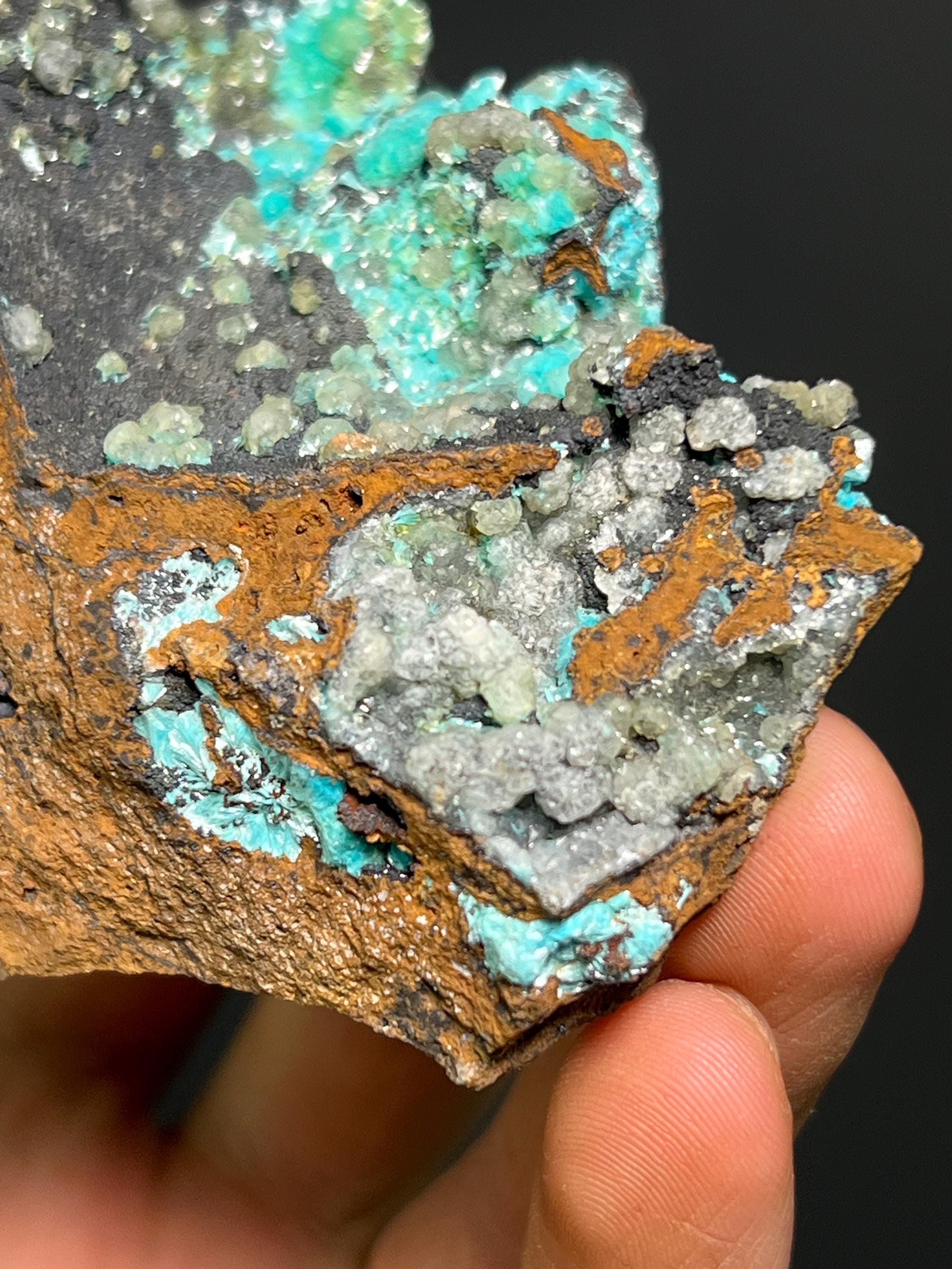 Special Aurichalcite Specimen, 168gram - Crystal Gemstone AE 
