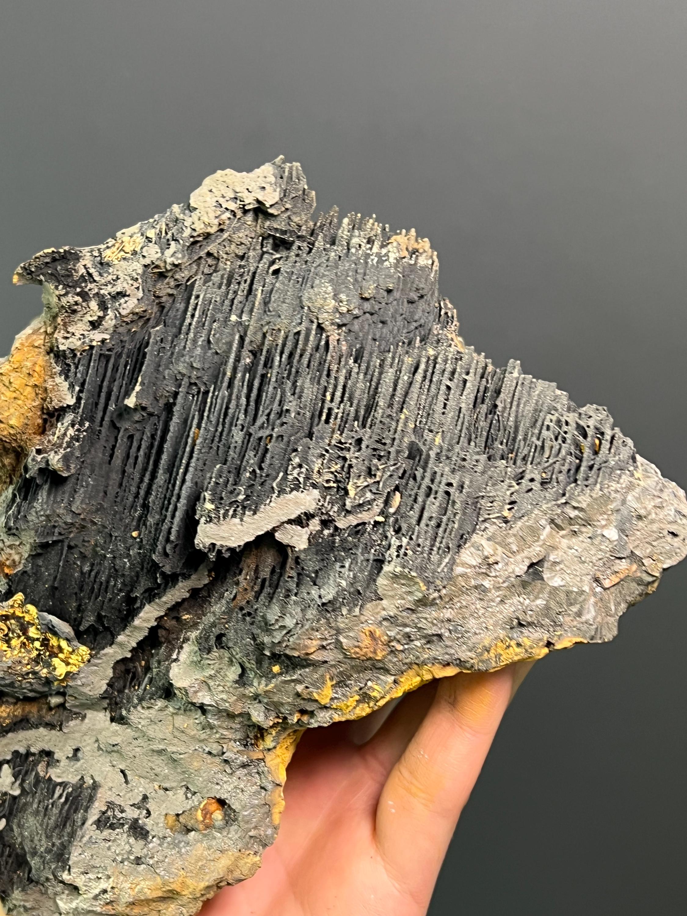 Museum Grade Limonite With Stalactite Goethite - Crystal Gemstone AE 