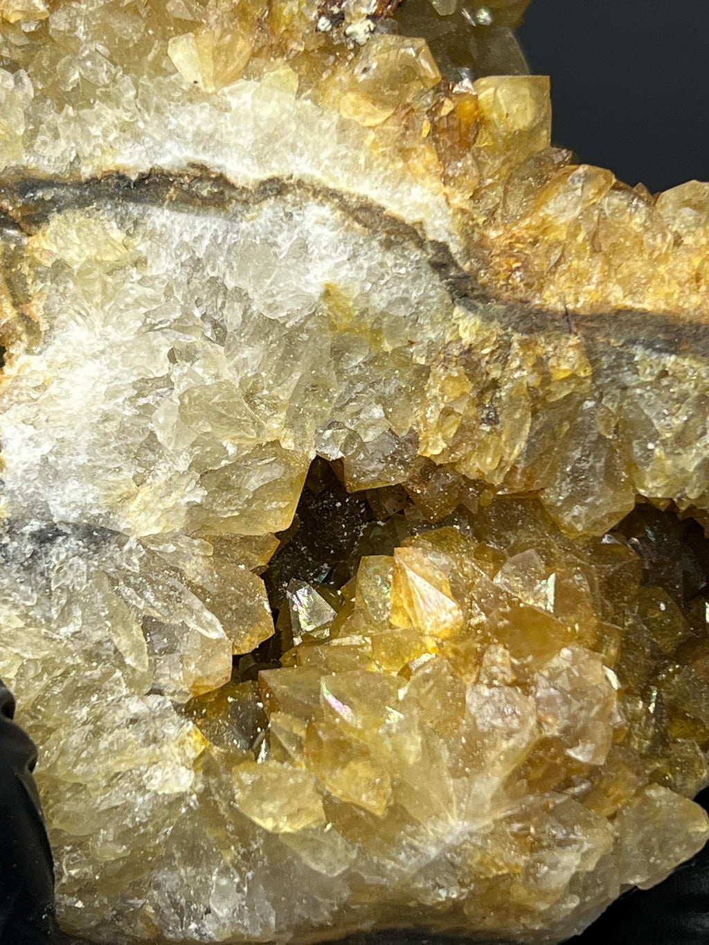 Iridescent Citrine Specimen - West Anatolia, Turkey - Crystal Gemstone AE 