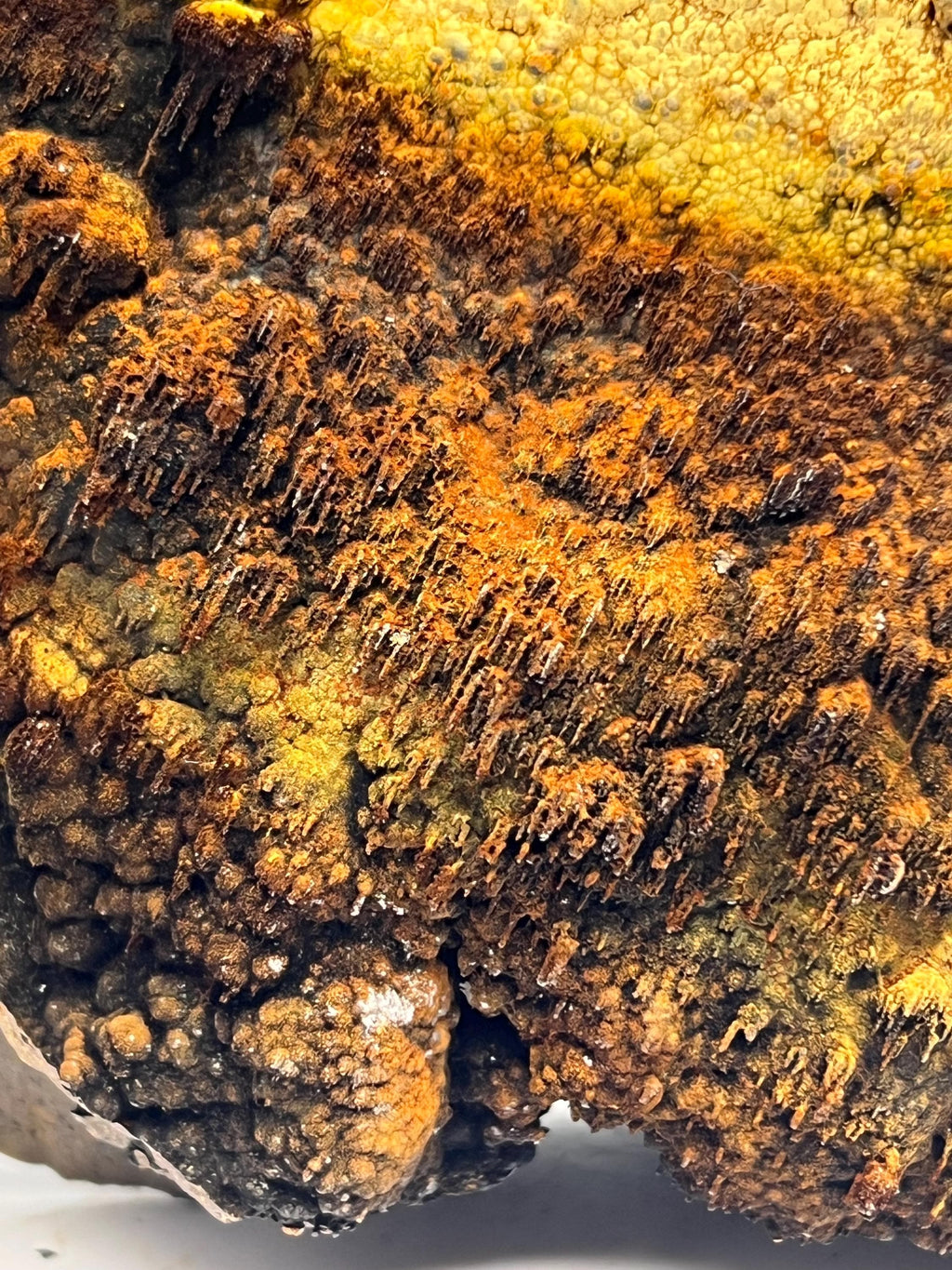Limonite And Specularite On Stalactite Botryoidal Formation Goethite - Crystal Gemstone AE 