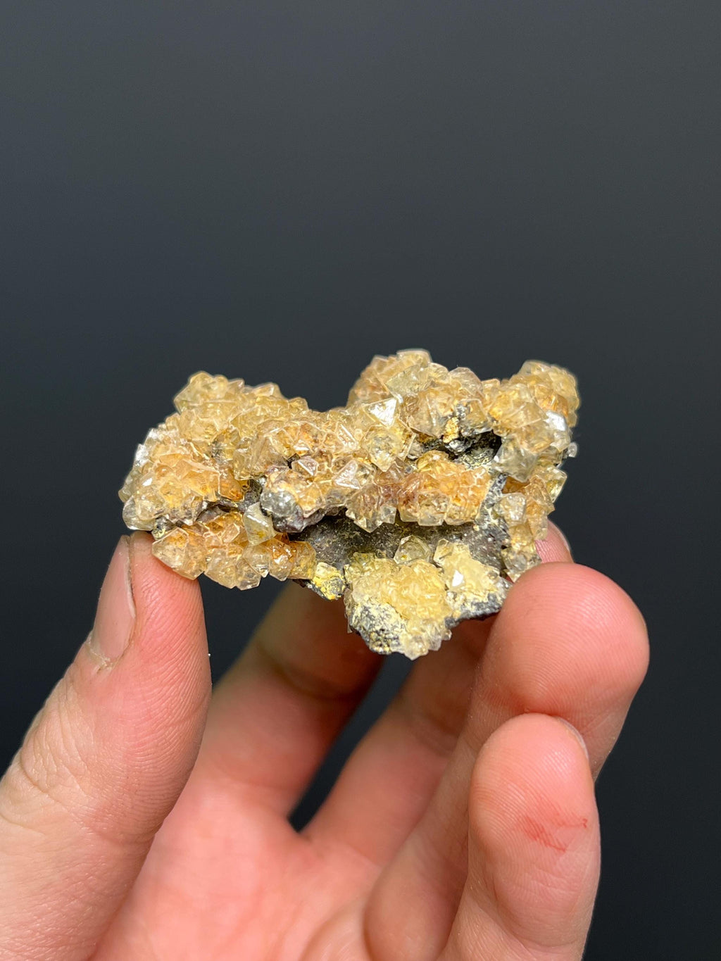 Cuprian Adamite Specimen, 38gram - Crystal Gemstone AE 