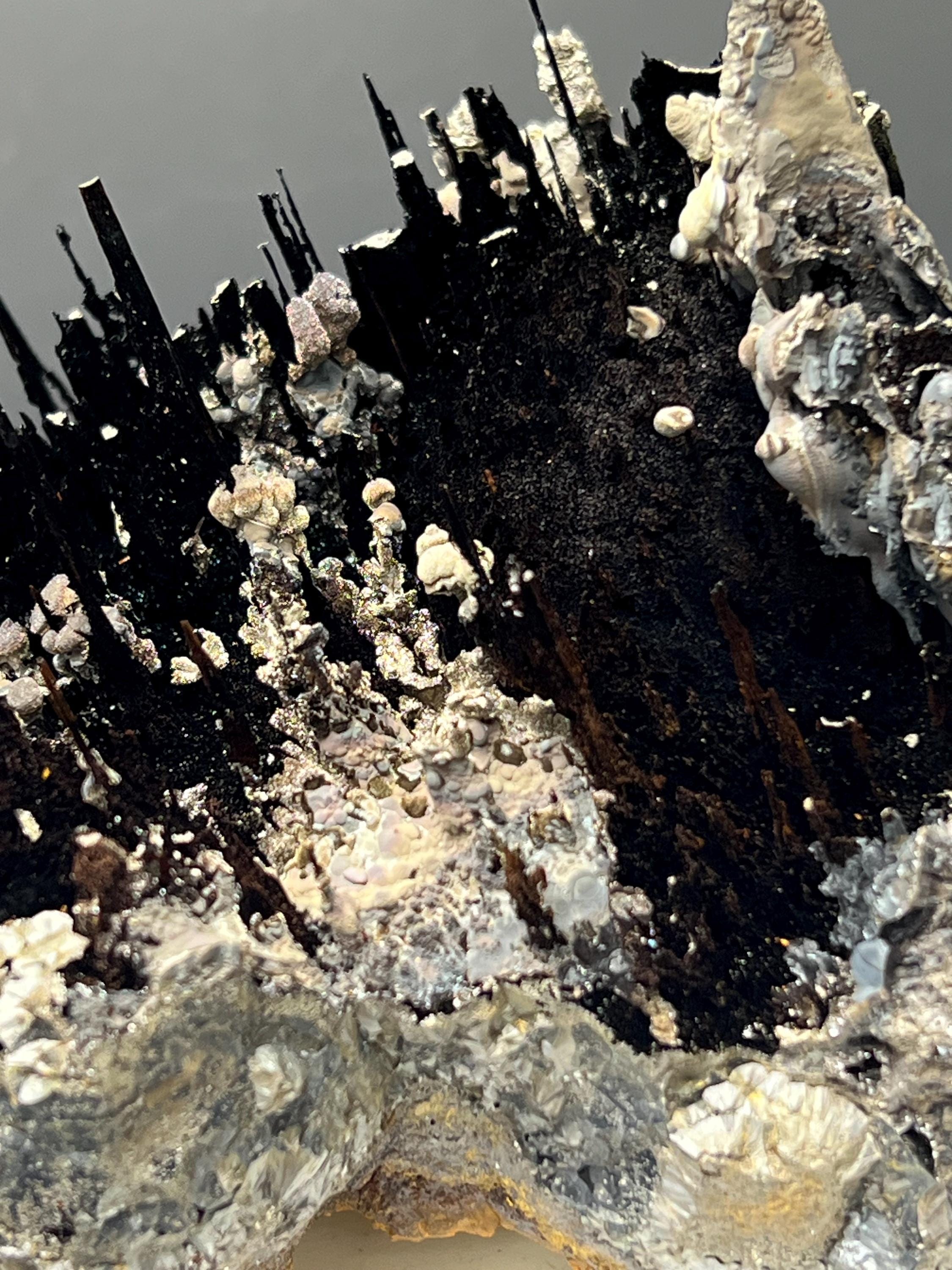 Museum Quality, Very Special, Specularite And Limonite With Stalactite Goethite Specimen - Crystal Gemstone AE 